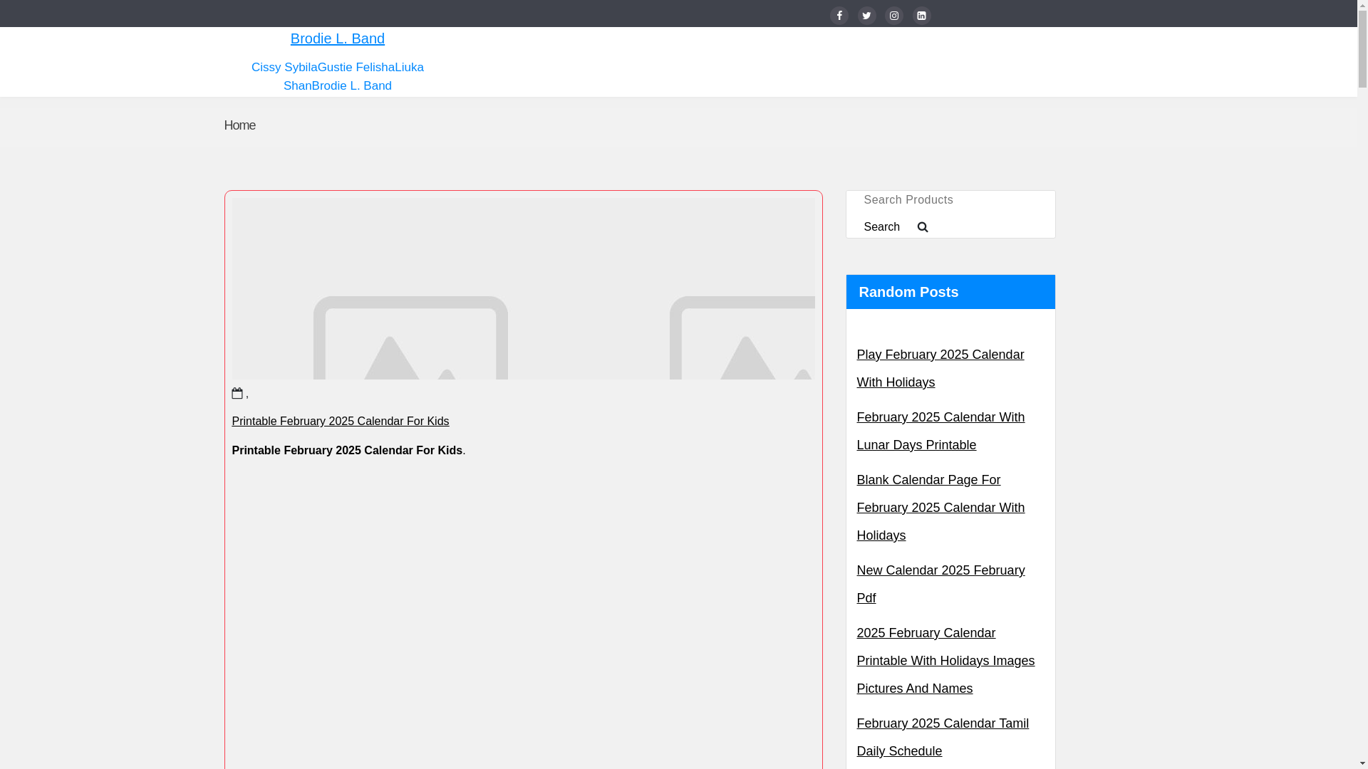 website screenshot of https://brodielband.pages.dev/
