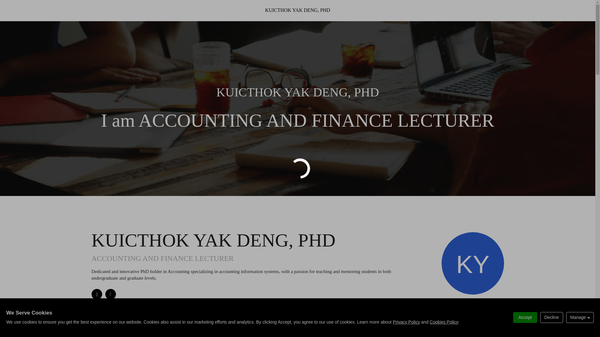 website screenshot of https://kuicthokdeng.bio/