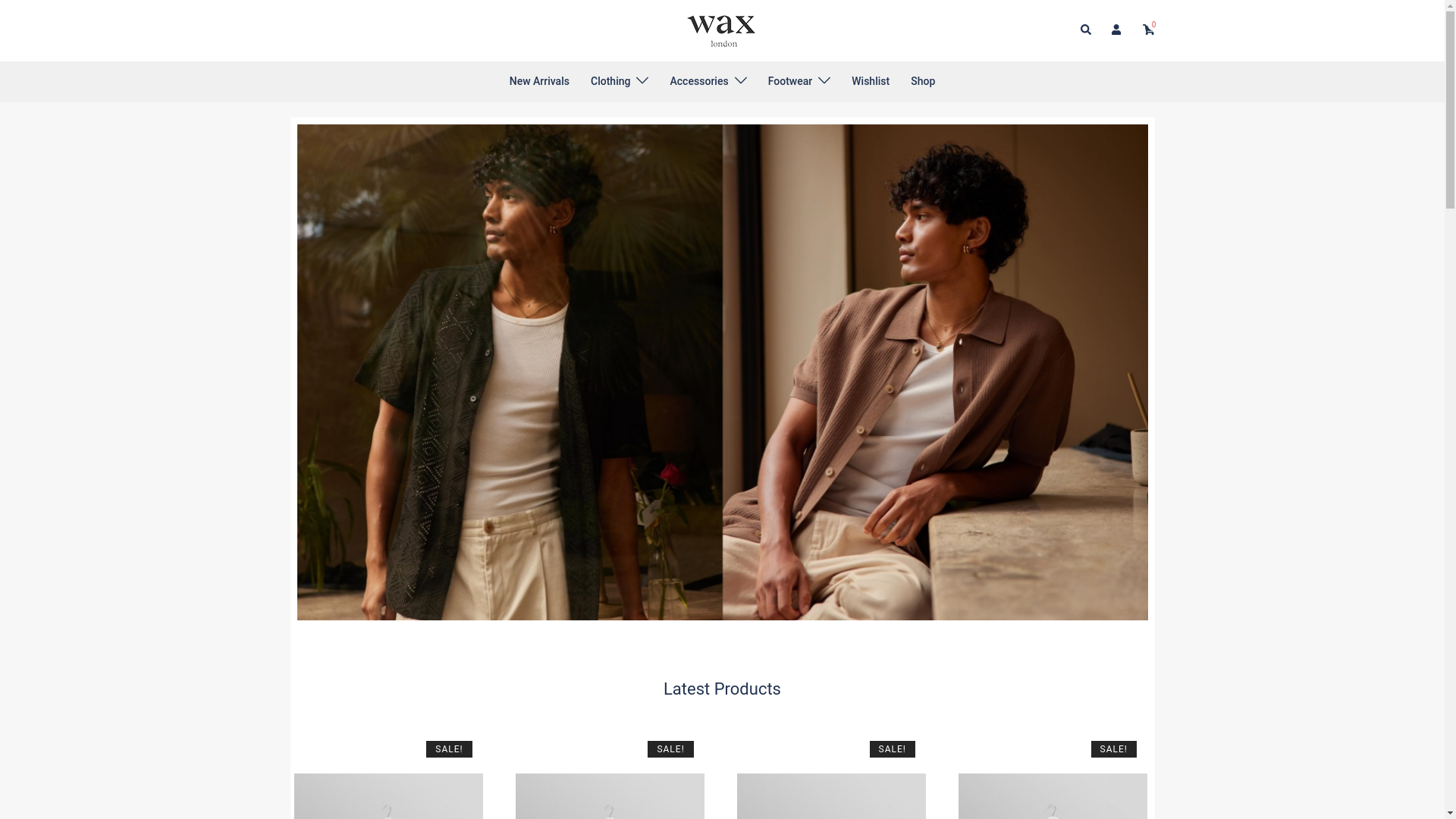 website screenshot of https://sandracable.shop/
