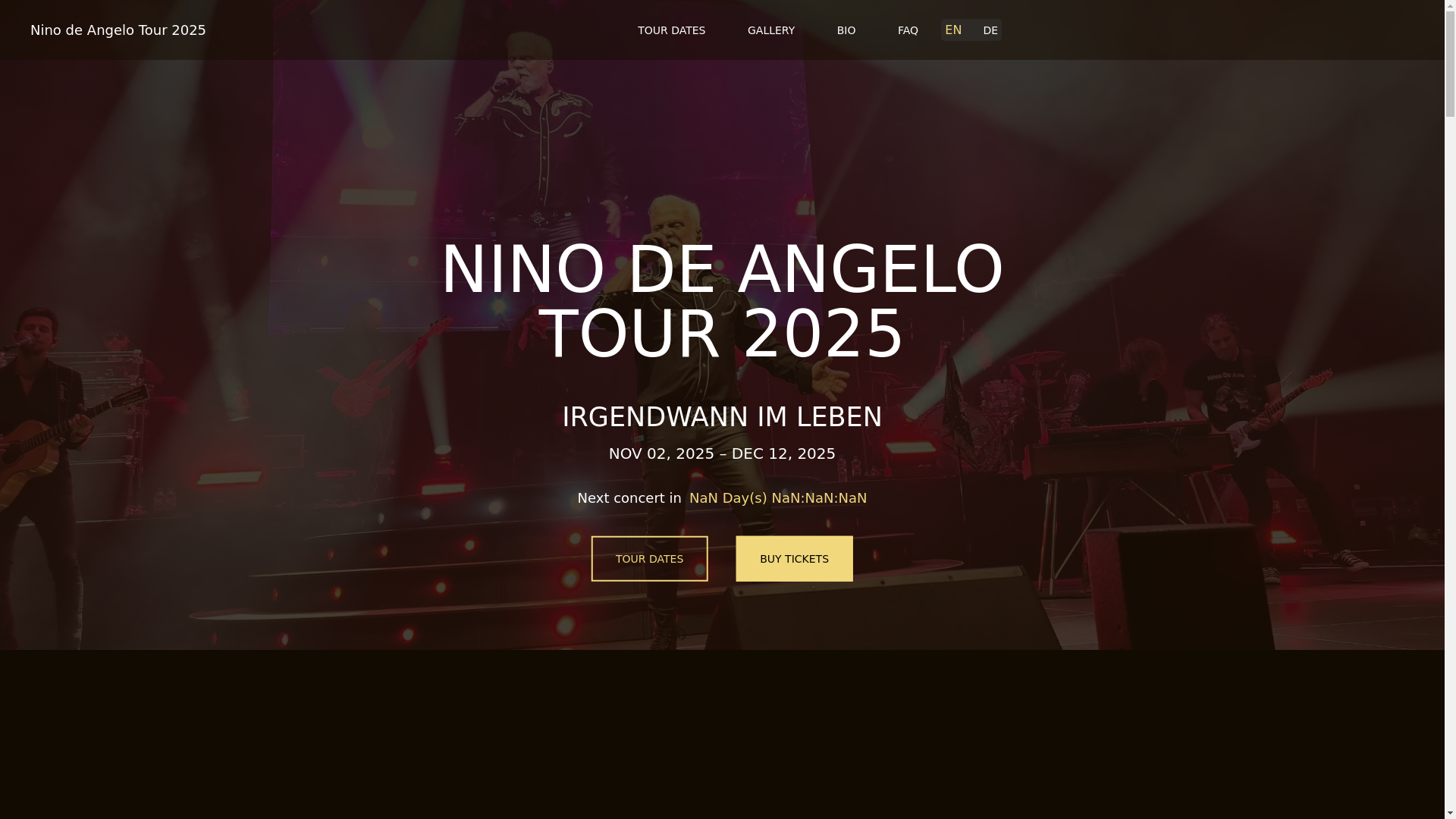 website screenshot of https://ninodeangelotour-com-github-io.pages.dev/
