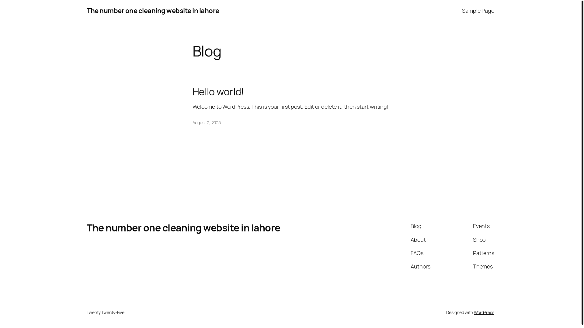website screenshot of https://hoorcleaningservices.pk/