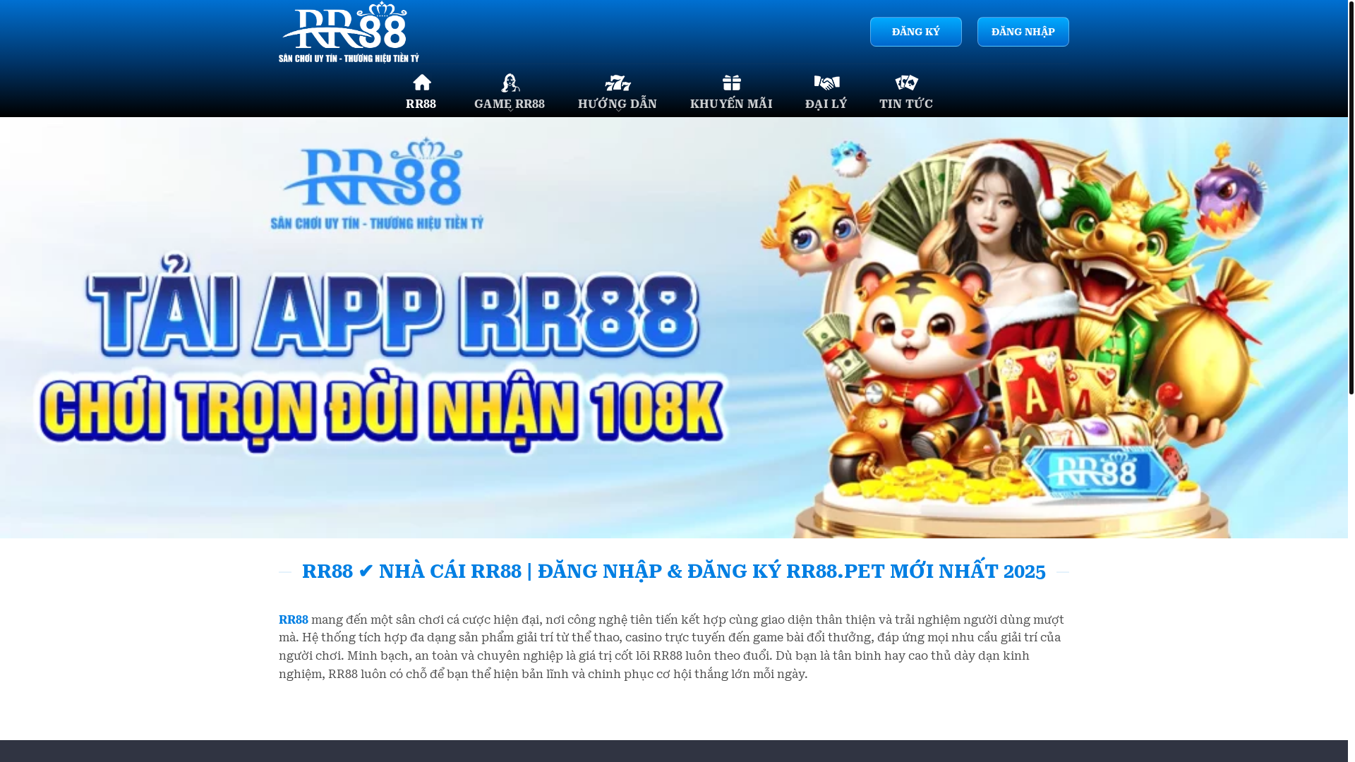 website screenshot of https://iq88vn.pro/