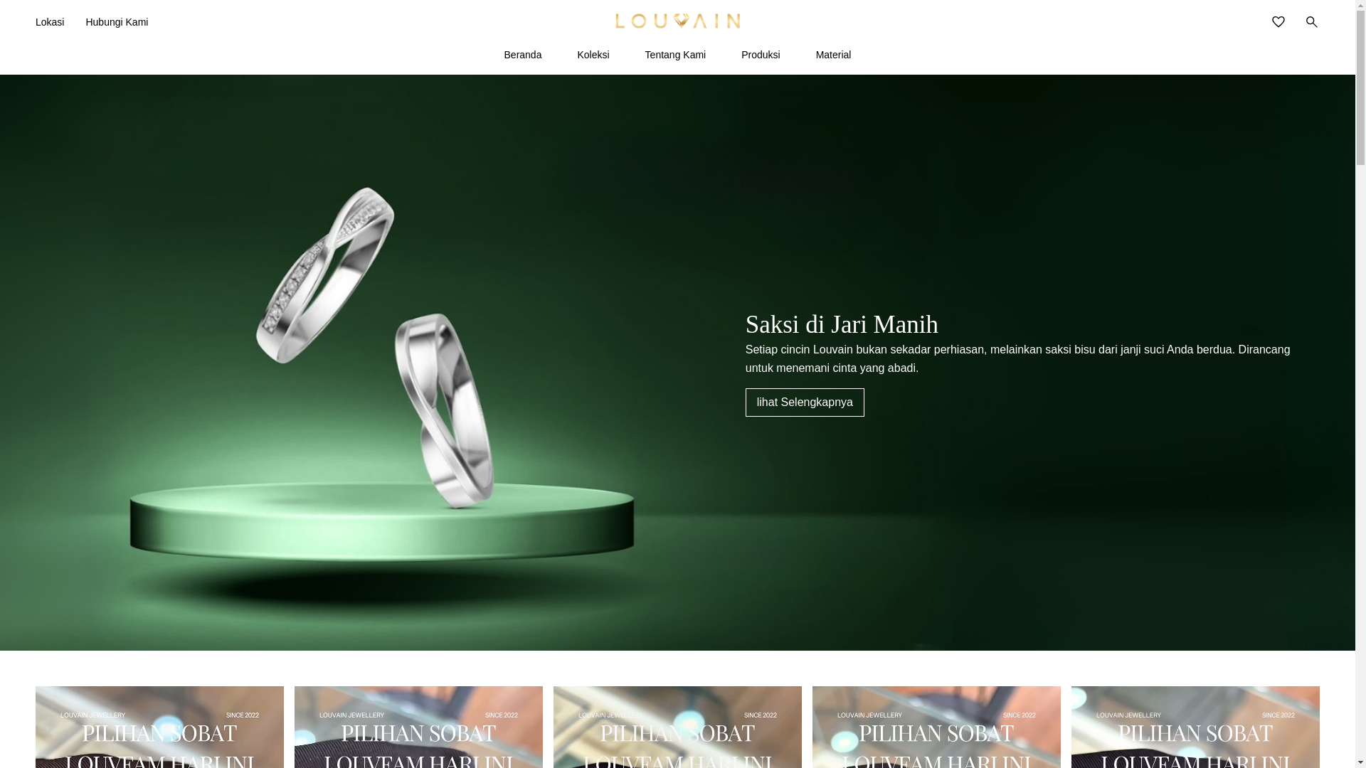 website screenshot of https://louvainjewellery.pages.dev/