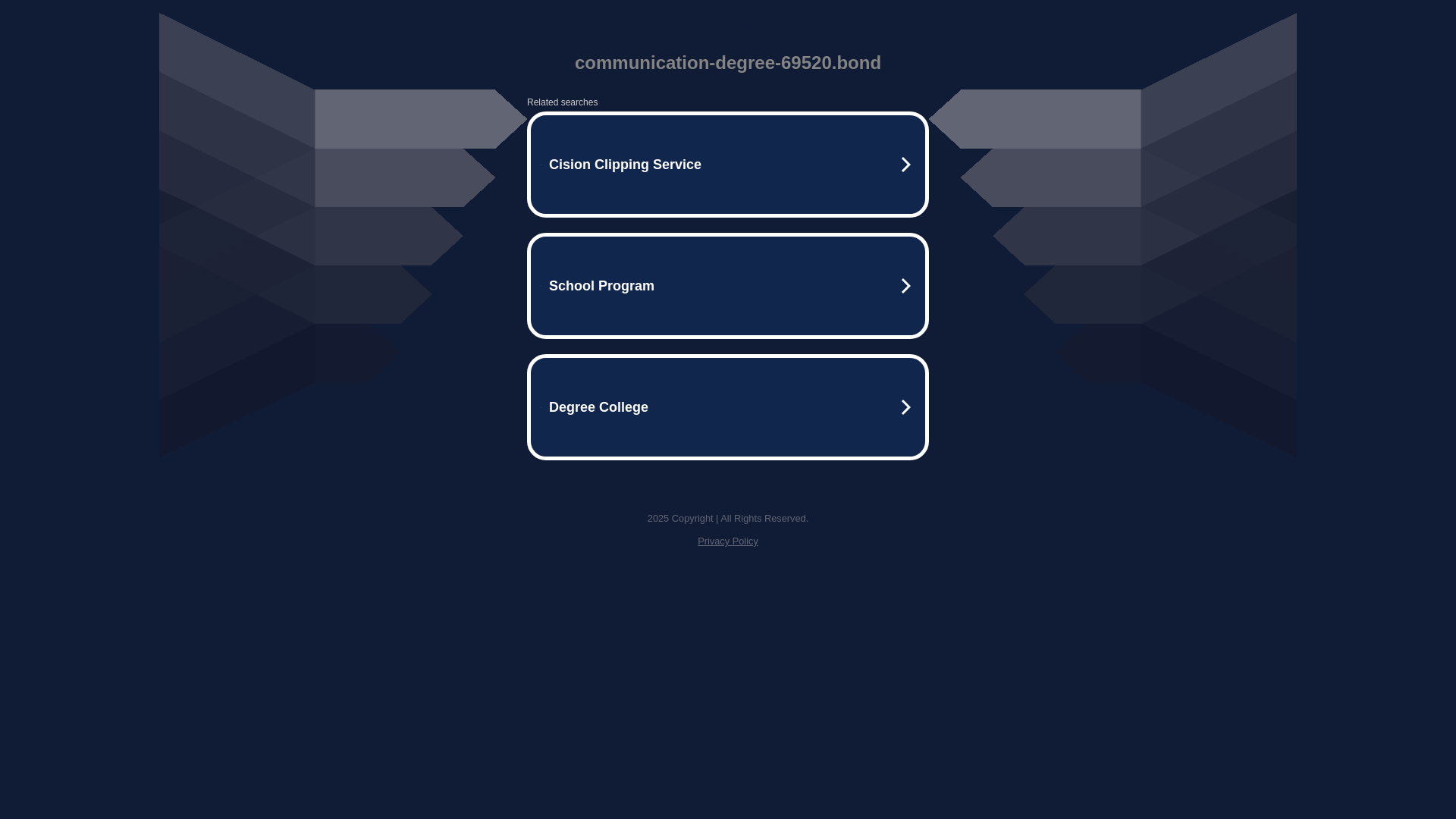 website screenshot of https://communication-degree-69520.bond/