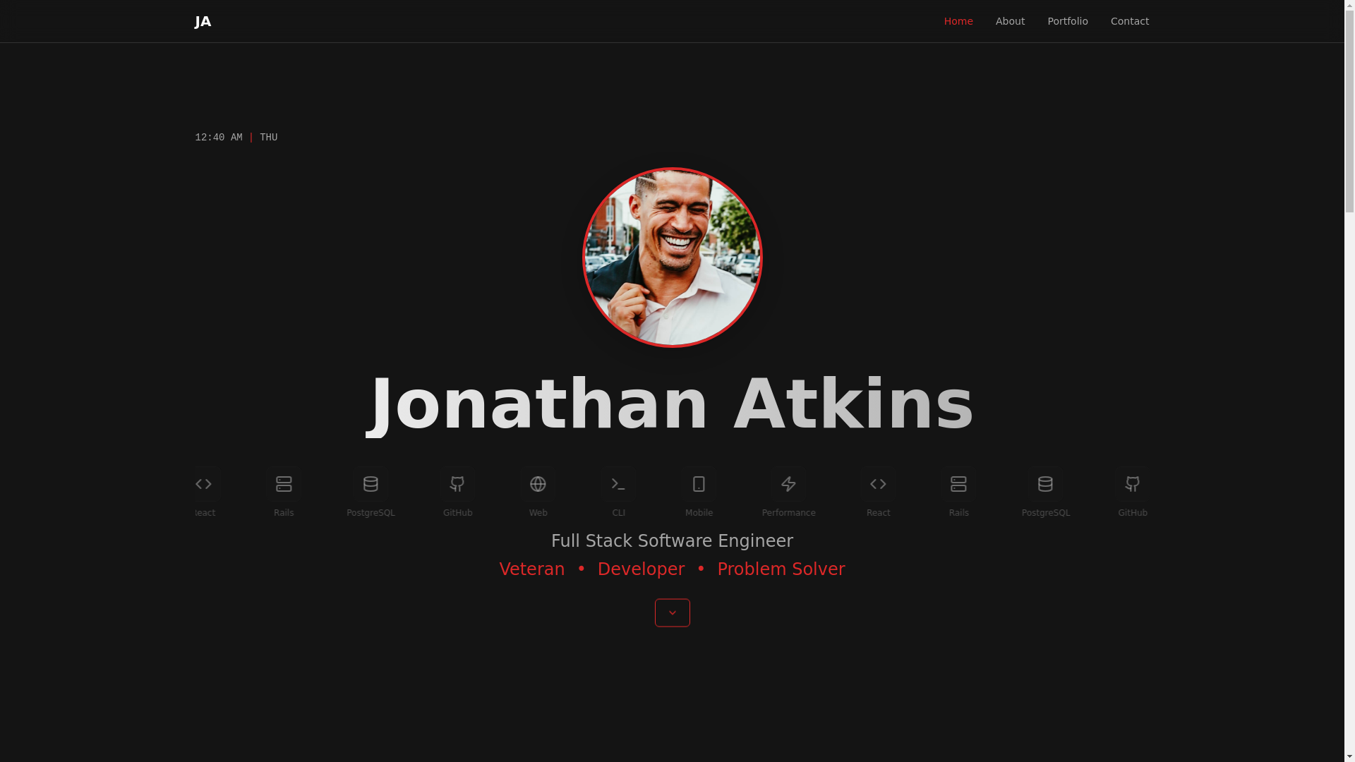 website screenshot of https://itsjonathanatkins.com/