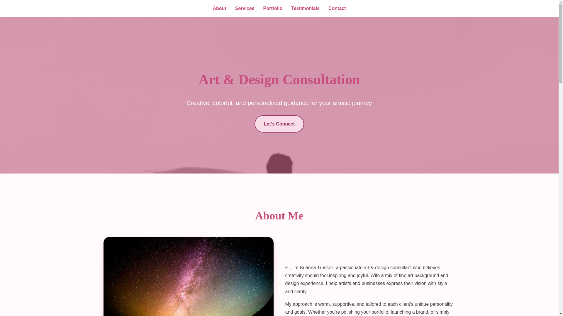 website screenshot of https://briannaaart.pages.dev/