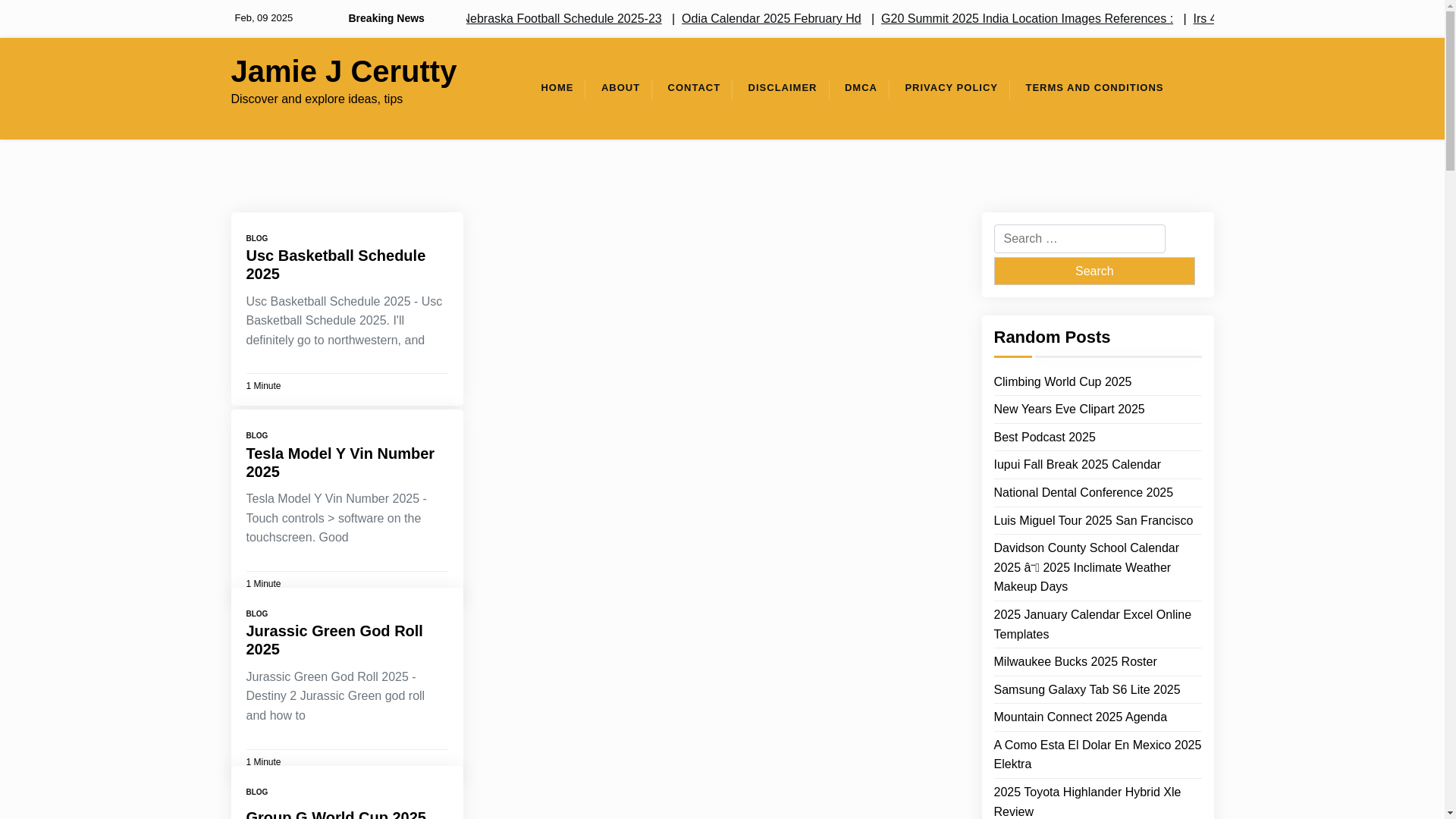 website screenshot of https://jamiejcerutty.pages.dev/