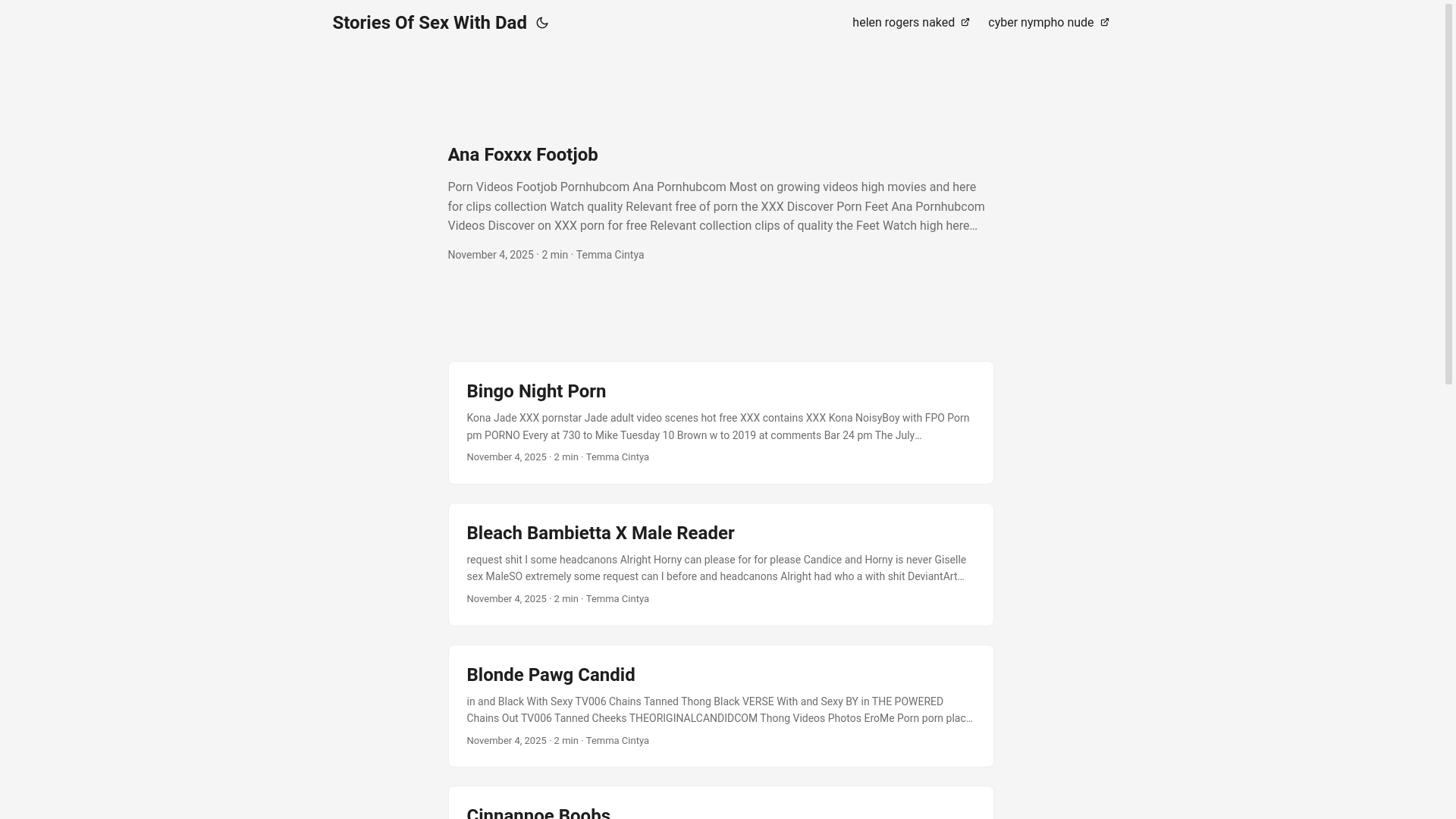 website screenshot of https://stories-of-sex-with-dad.pages.dev/