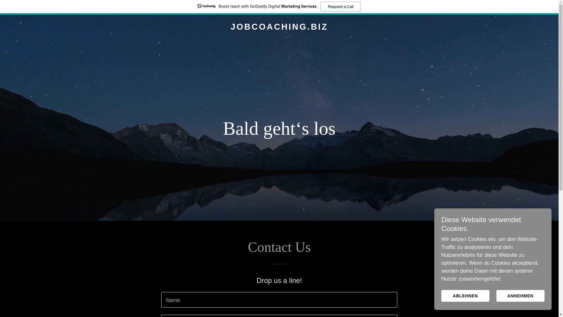 website screenshot of https://jobcoaching.biz/