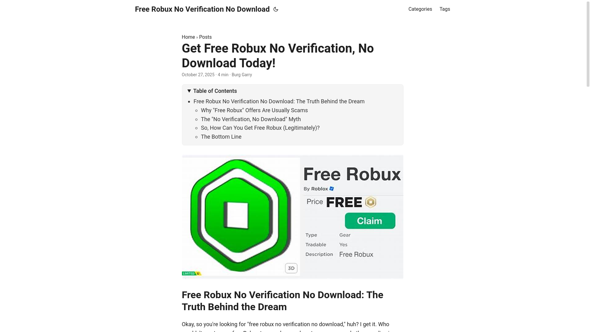 website screenshot of https://free-robux-no-verification-no-download.pages.dev/