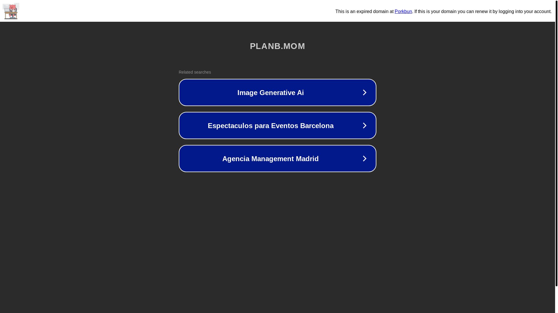 website screenshot of https://soa.planb.mom