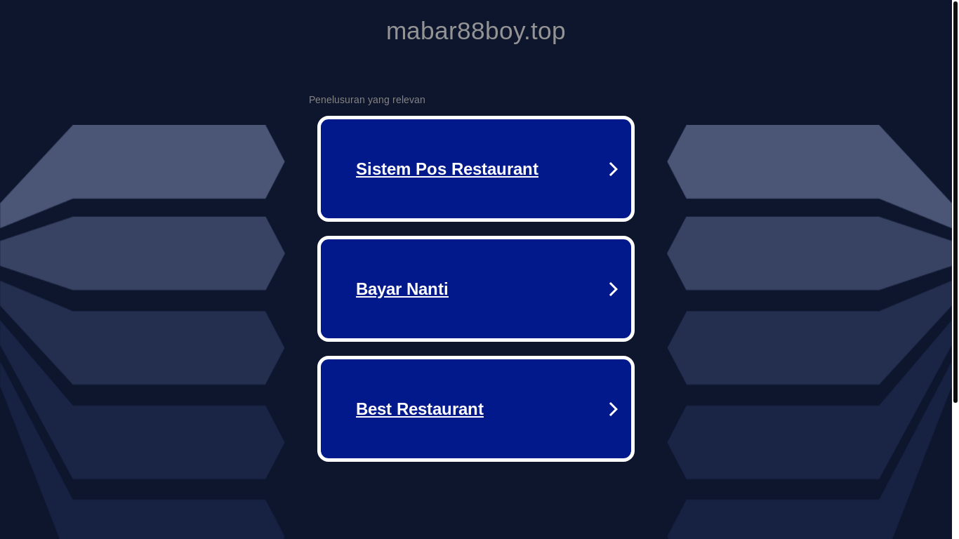 website screenshot of https://mabar88boy.top/