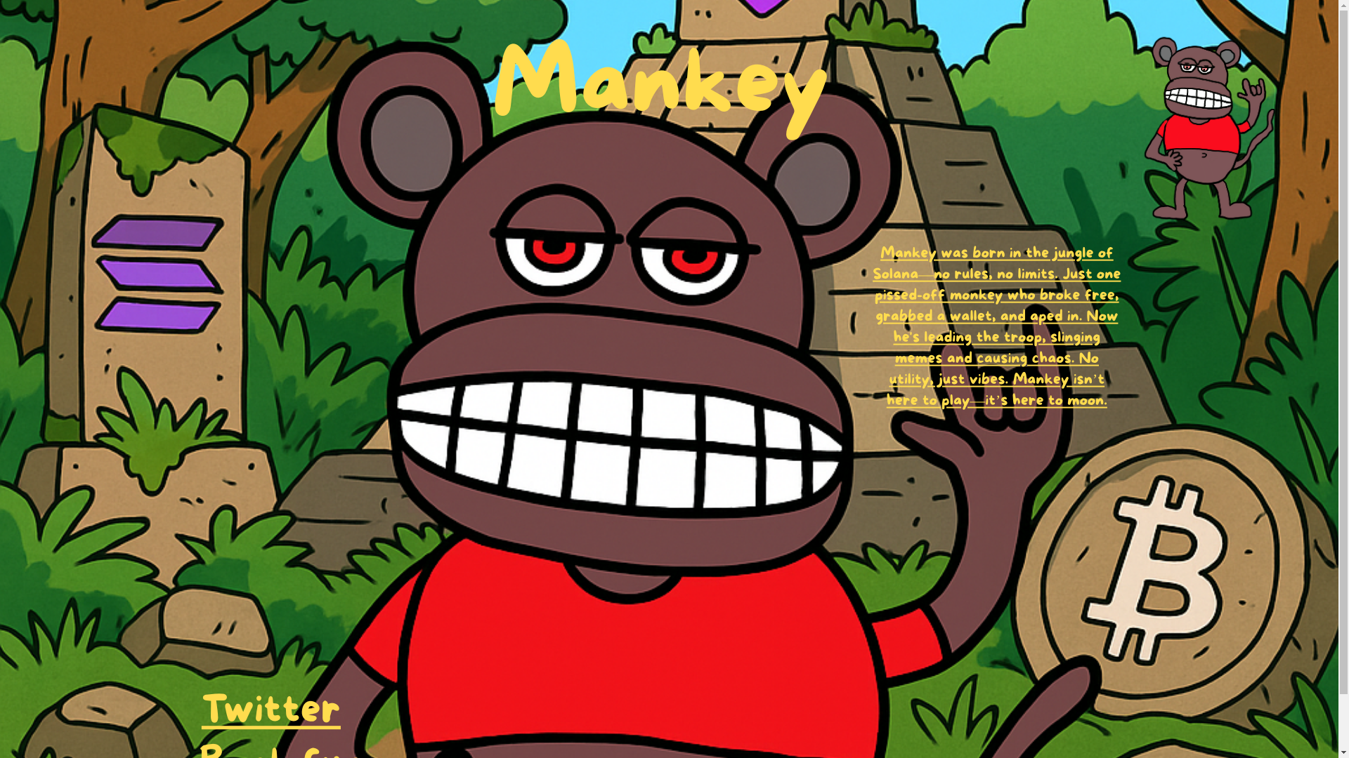 website screenshot of https://mankey.lol/
