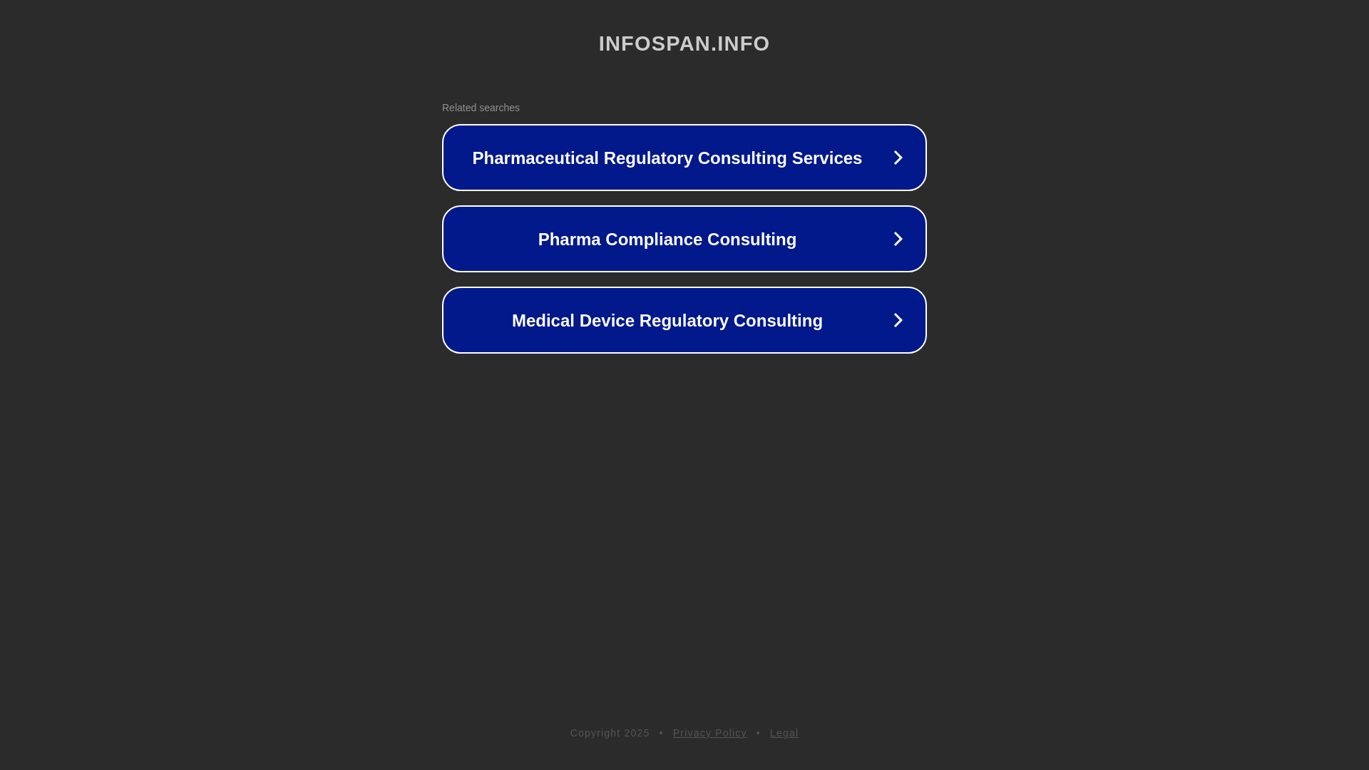 website screenshot of https://infospan.info/