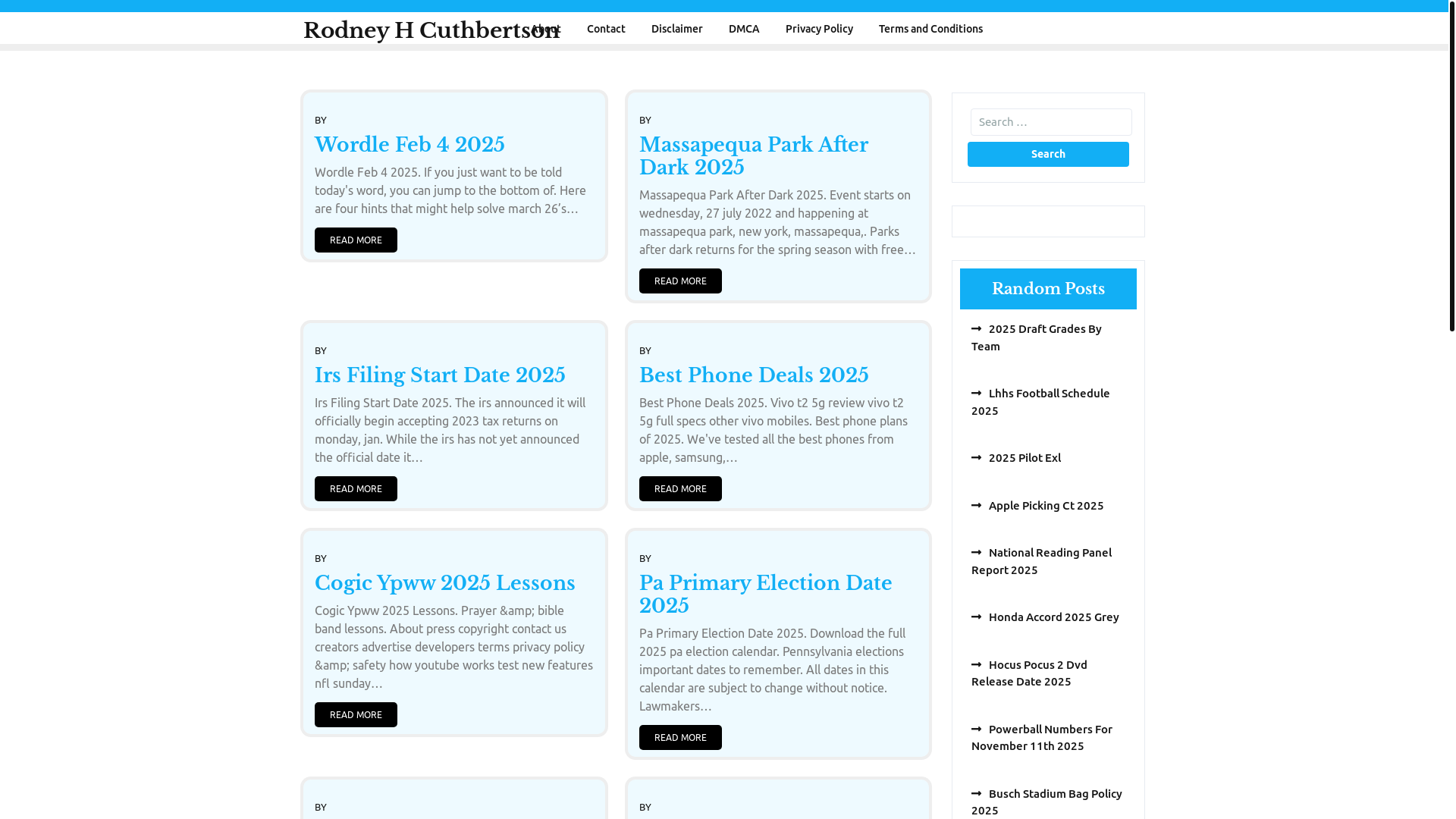 website screenshot of https://rodneyhcuthbertsonn.pages.dev/