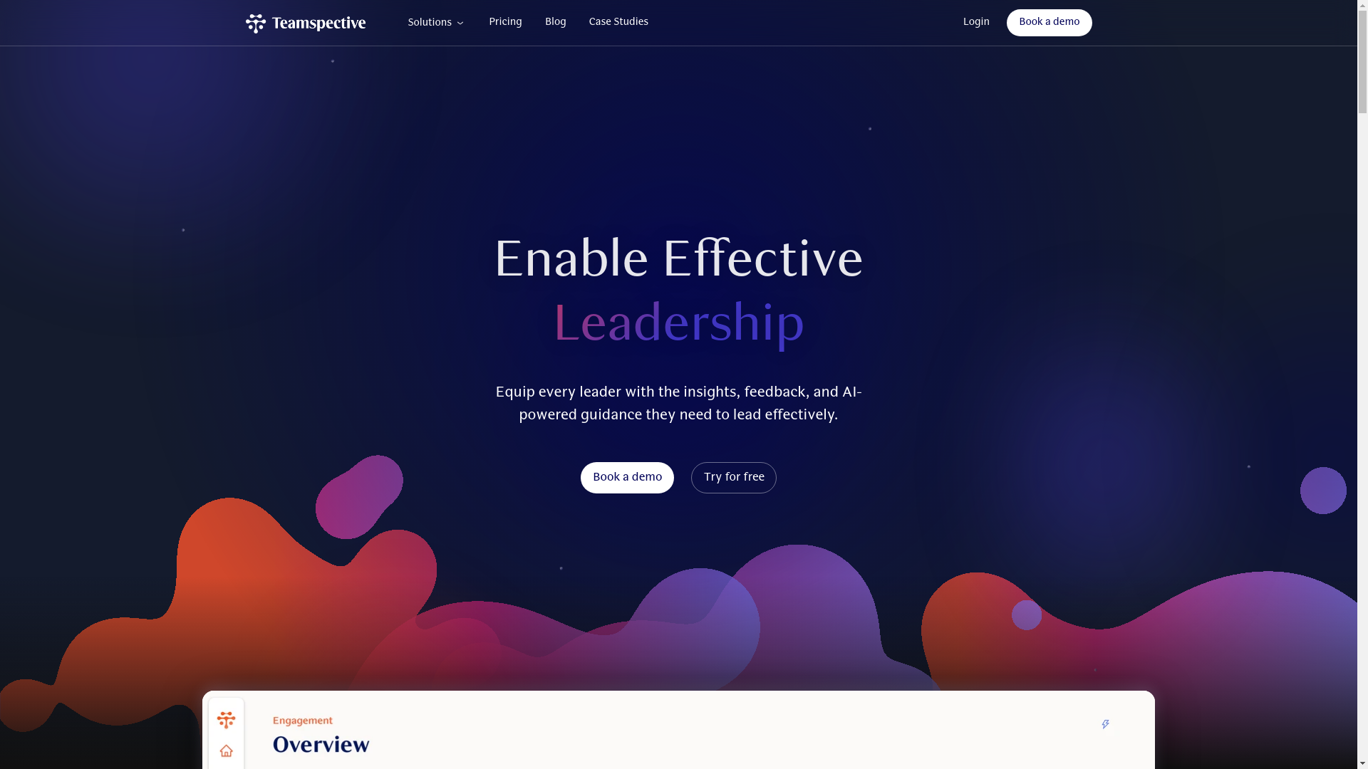 website screenshot of https://doteamspective.com/