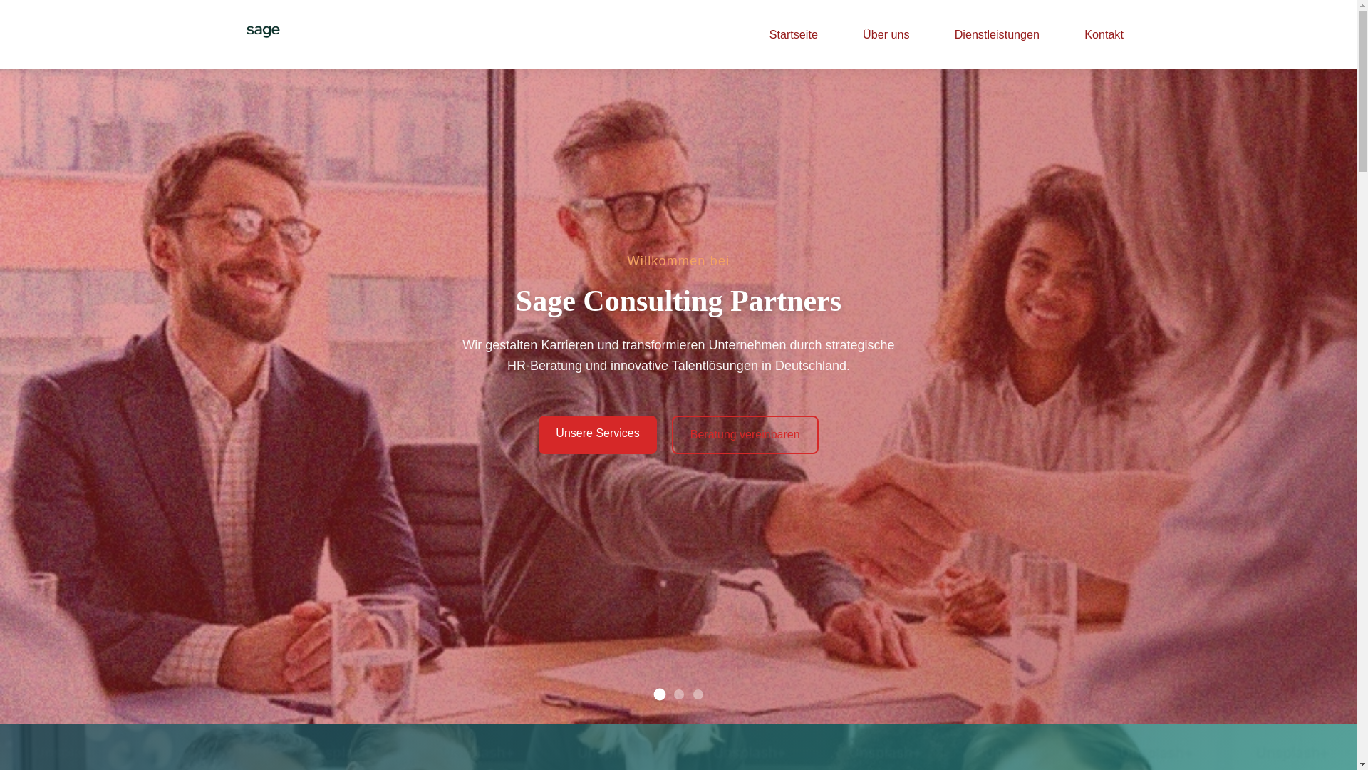 website screenshot of https://sageconsultpartners.com/