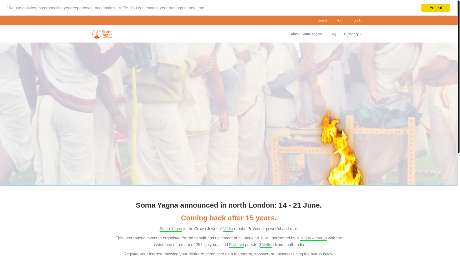 website screenshot of https://somyagna.com/