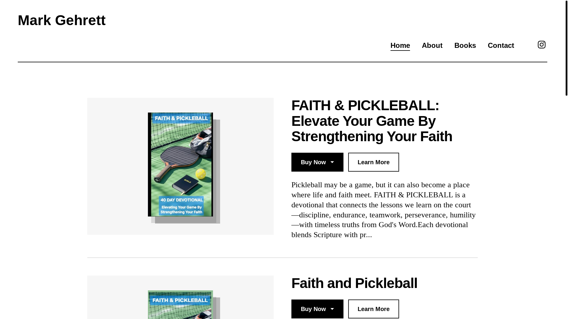 website screenshot of https://gehrettpublishing.com/