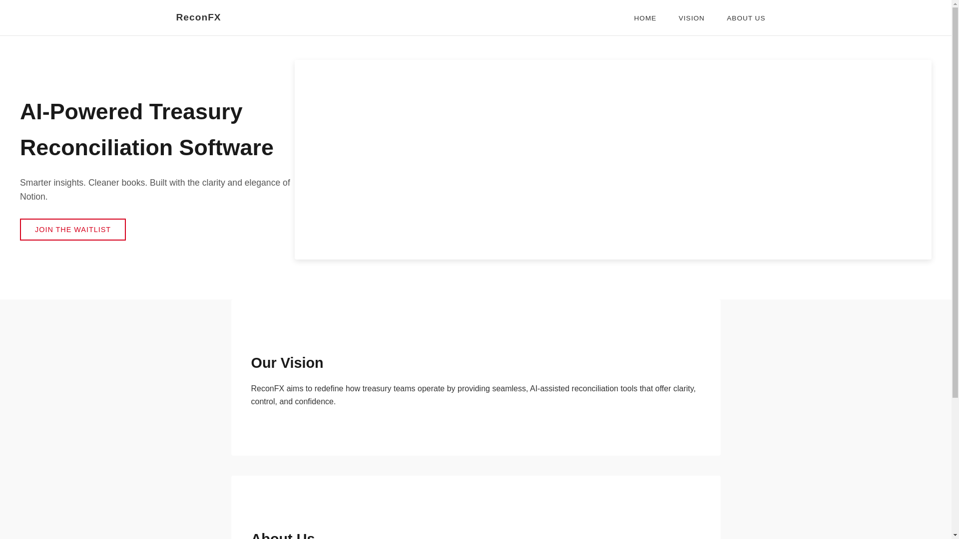 website screenshot of https://reconfx-landing.pages.dev/