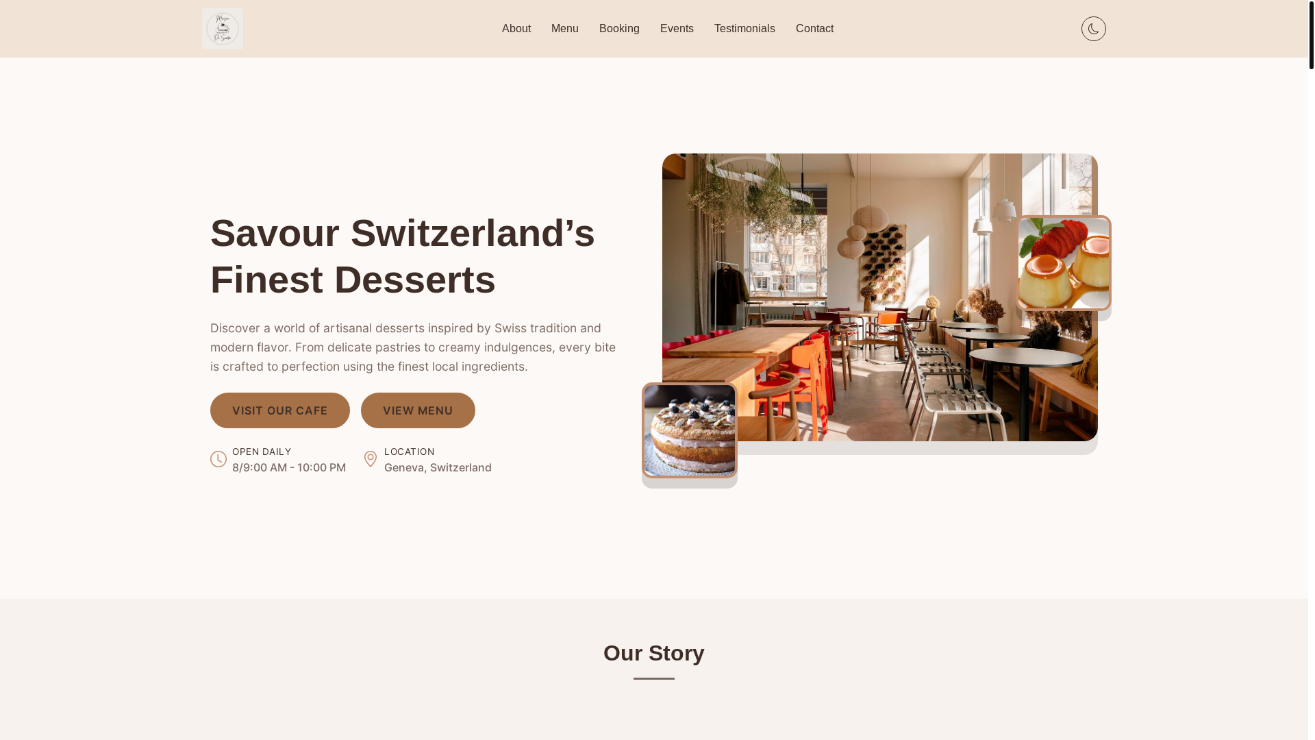 website screenshot of https://maisondusucre.shop/