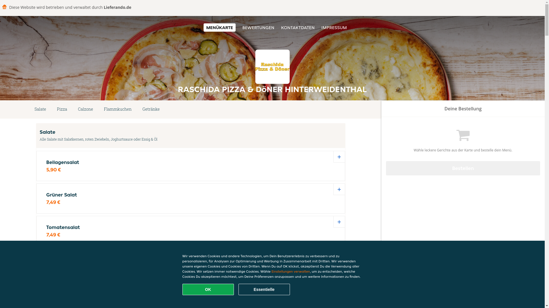 website screenshot of https://raschidapizzadoner-hinterweidenthal.de/