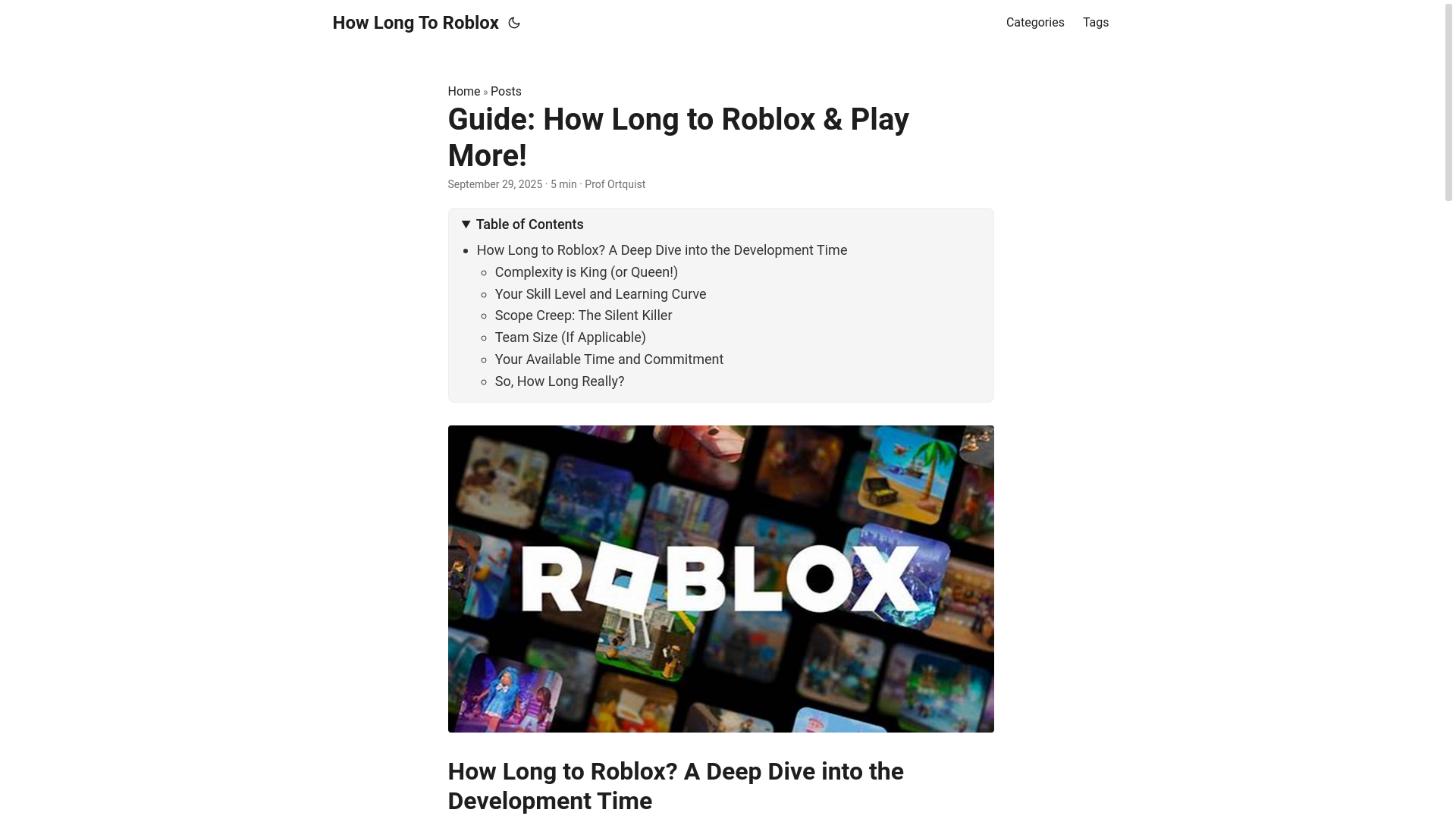 website screenshot of https://how-long-to-roblox.pages.dev/