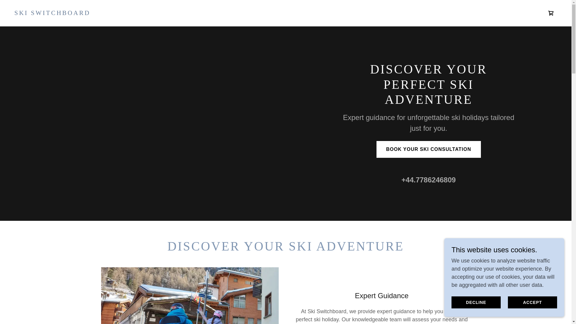website screenshot of https://skiswitchboard.com/