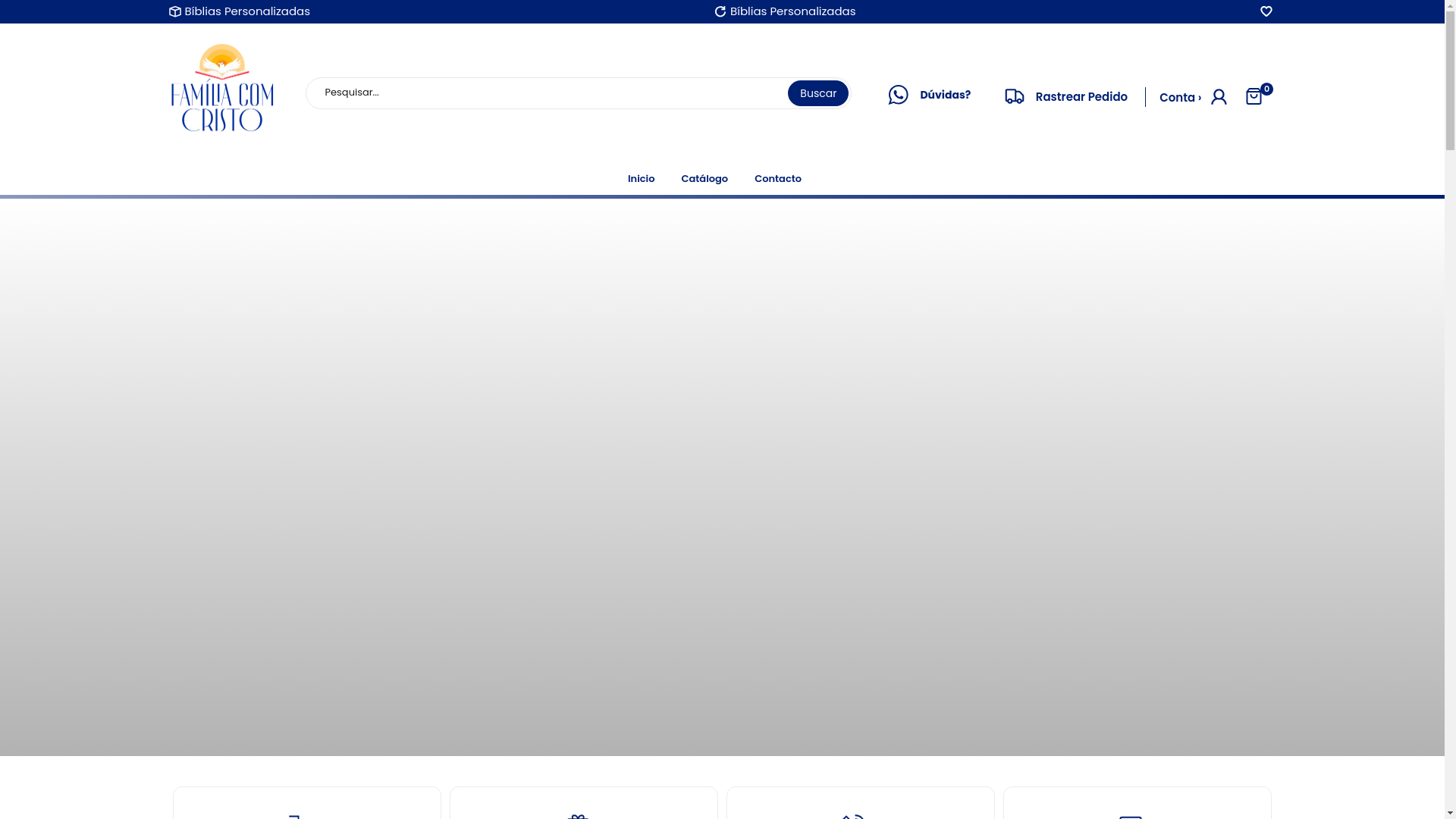website screenshot of https://familiacomcristo.store/