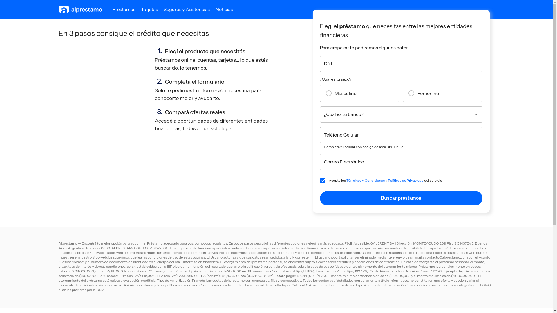 website screenshot of https://tinyurl.com/alpdicllp2