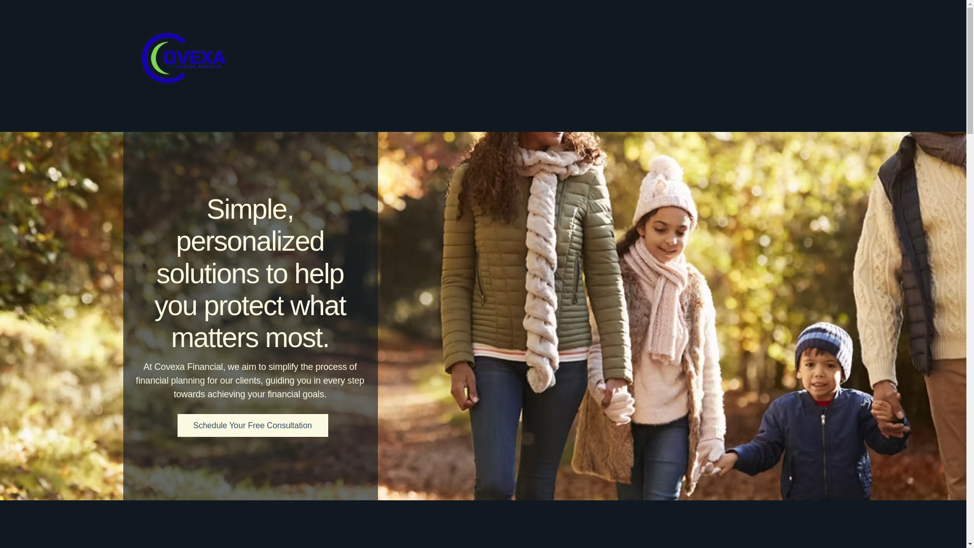 website screenshot of https://covexafinancial.com/
