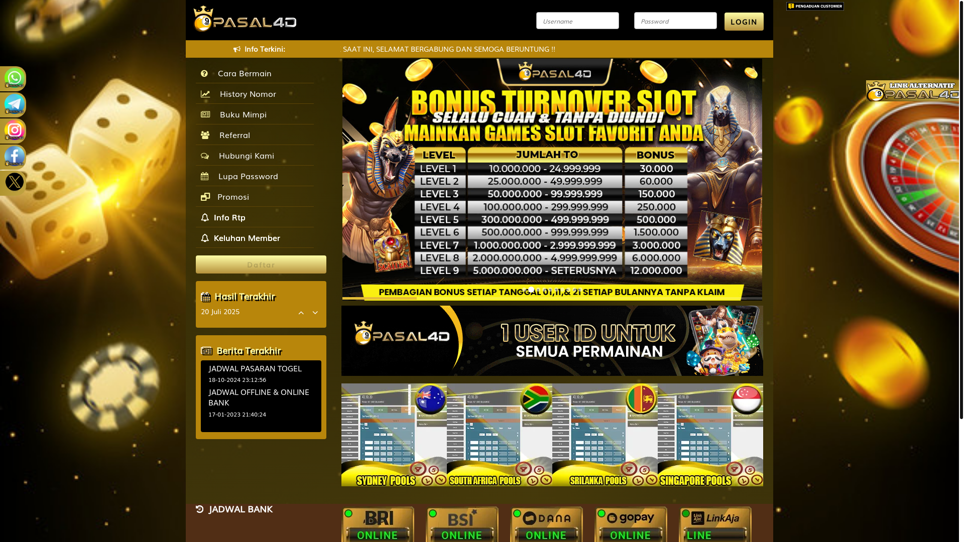website screenshot of https://pasalboy.com/