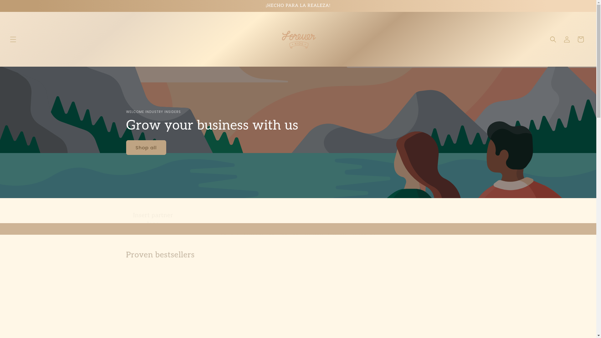 website screenshot of https://foreverkids.com.co/