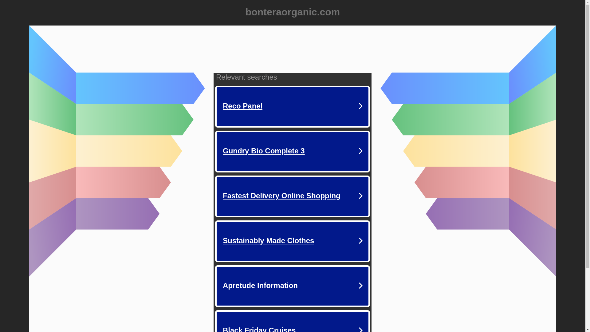 website screenshot of https://bonteraorganic.com/