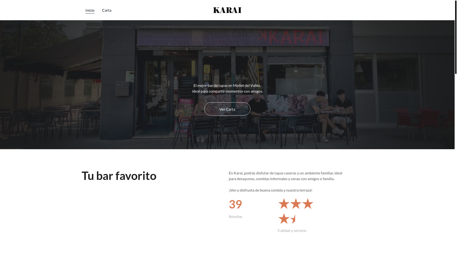 website screenshot of https://barkarai.es/