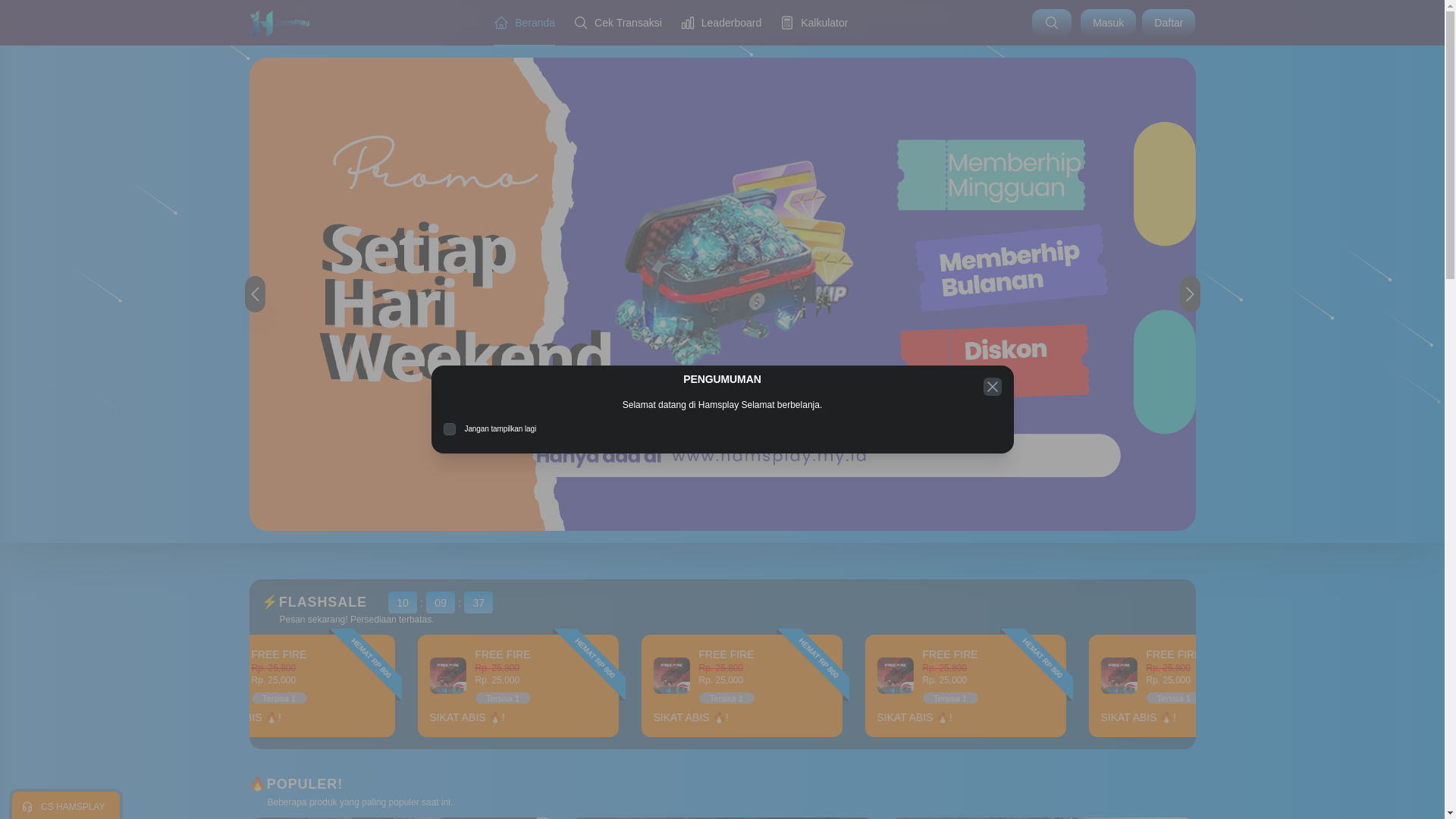 website screenshot of https://chestshop.my.id/