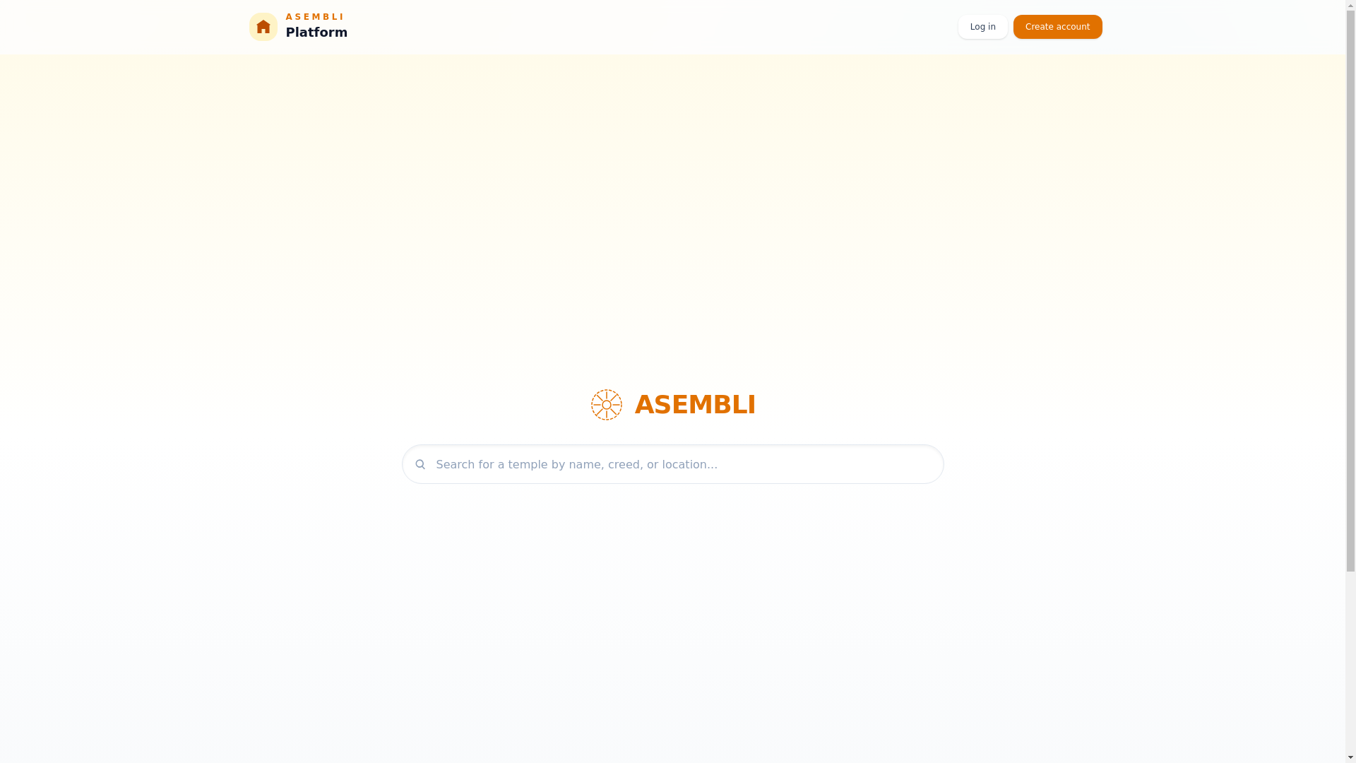 website screenshot of https://asembli.org/