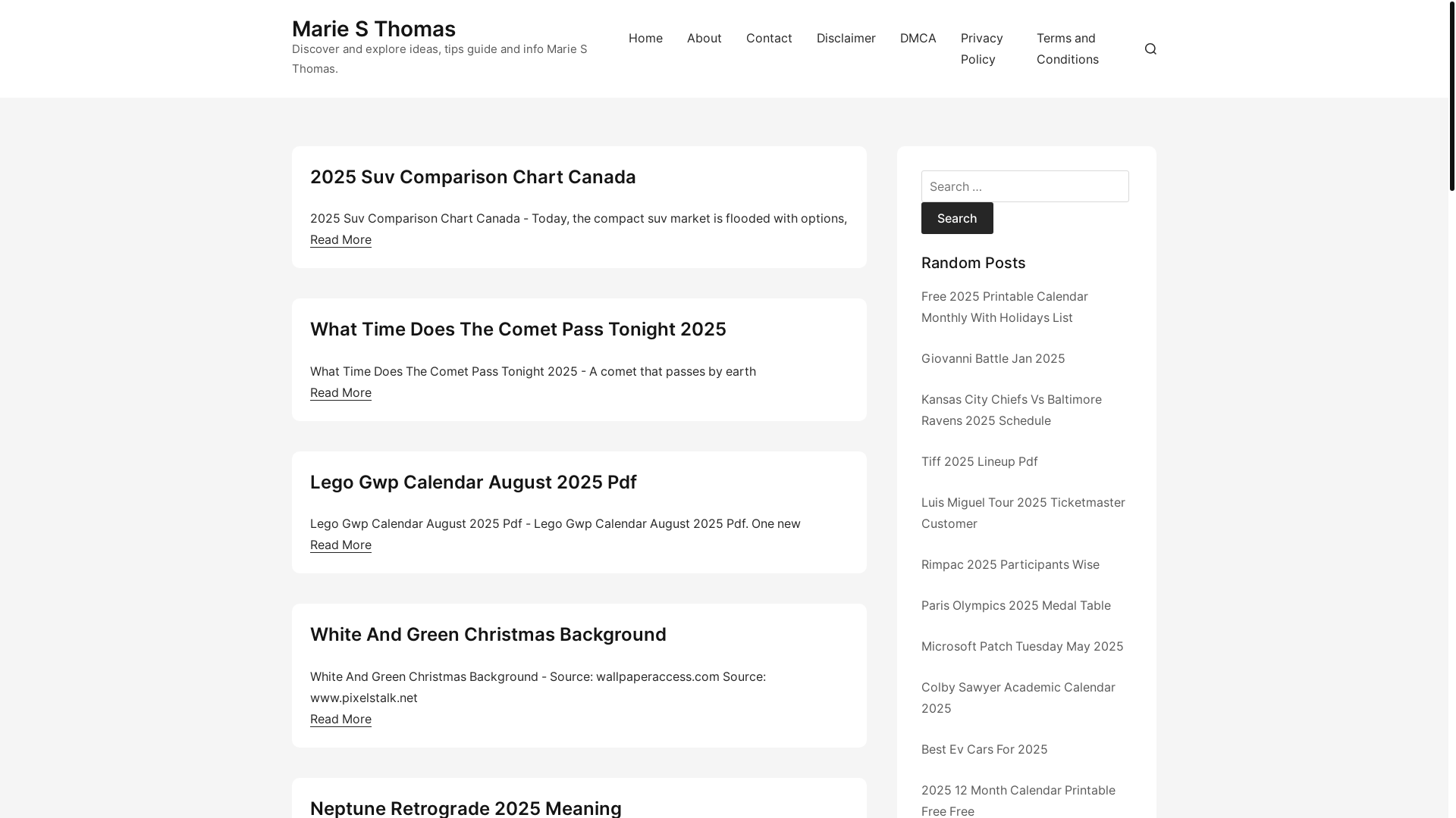 website screenshot of https://mariesthomasr.pages.dev/