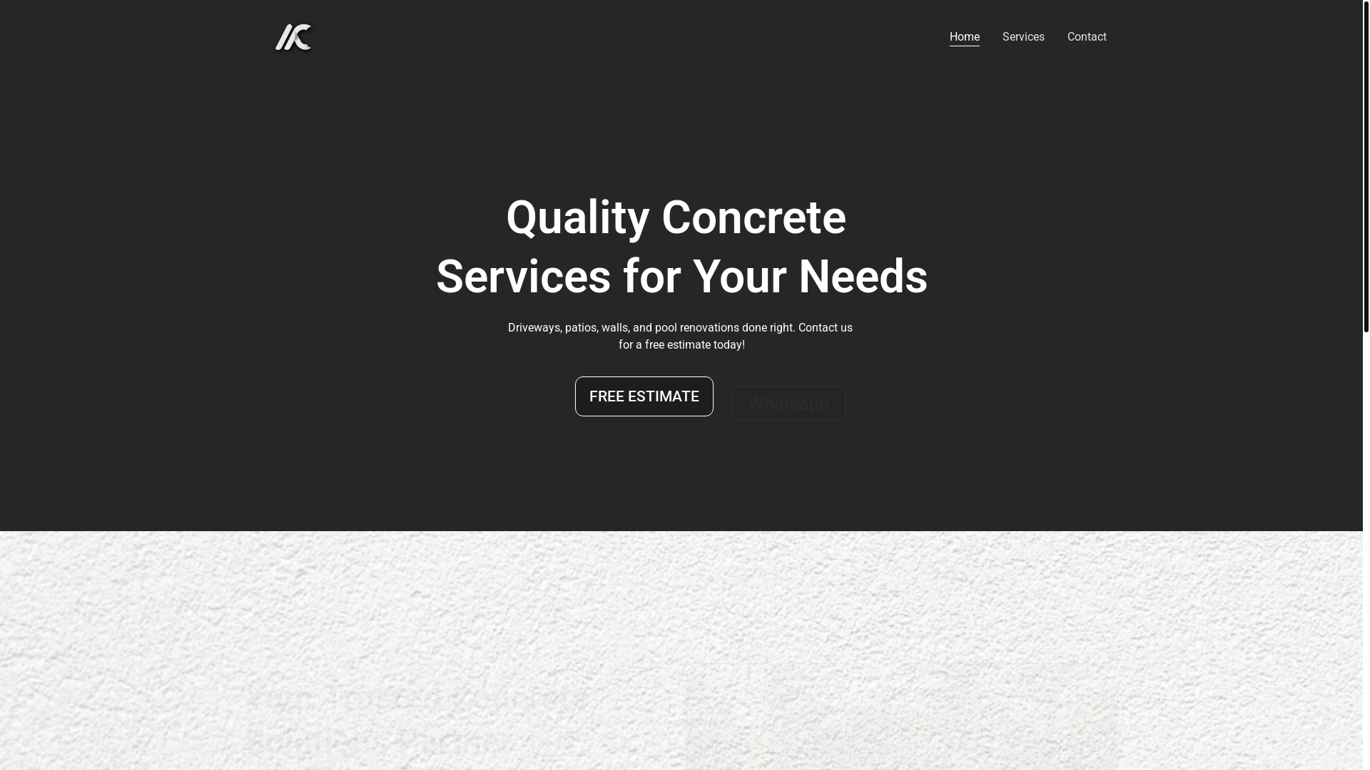 website screenshot of https://archicrete.org/