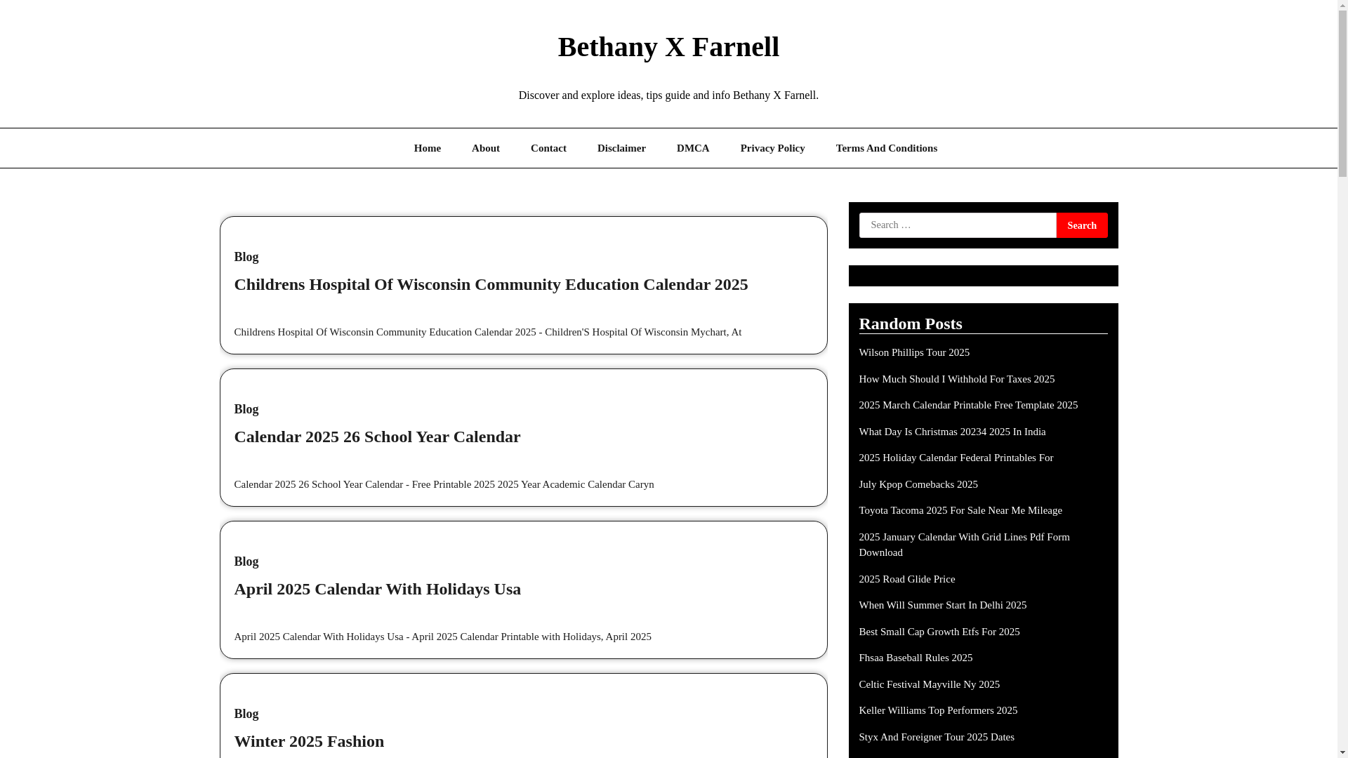 website screenshot of https://bethanyxfarnell.pages.dev/