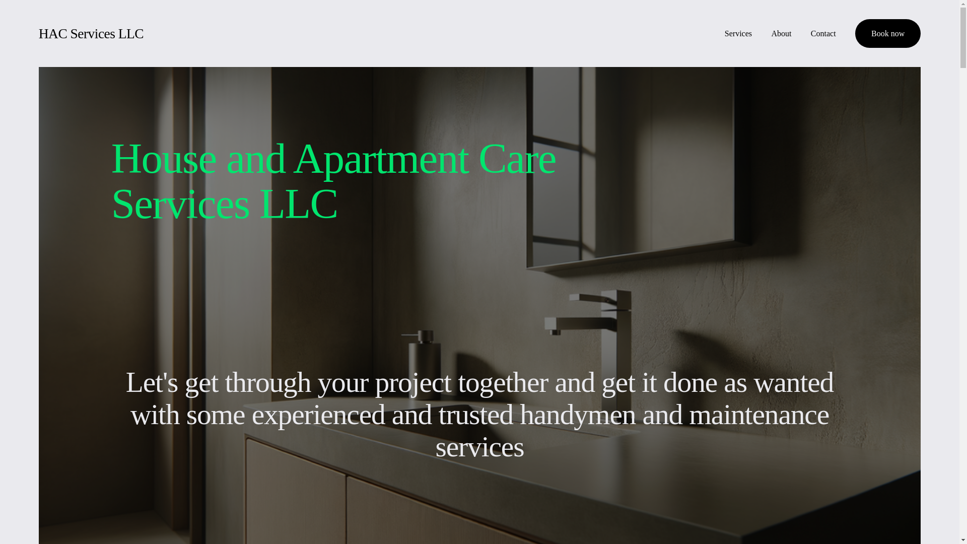 website screenshot of https://hacs-services.com/