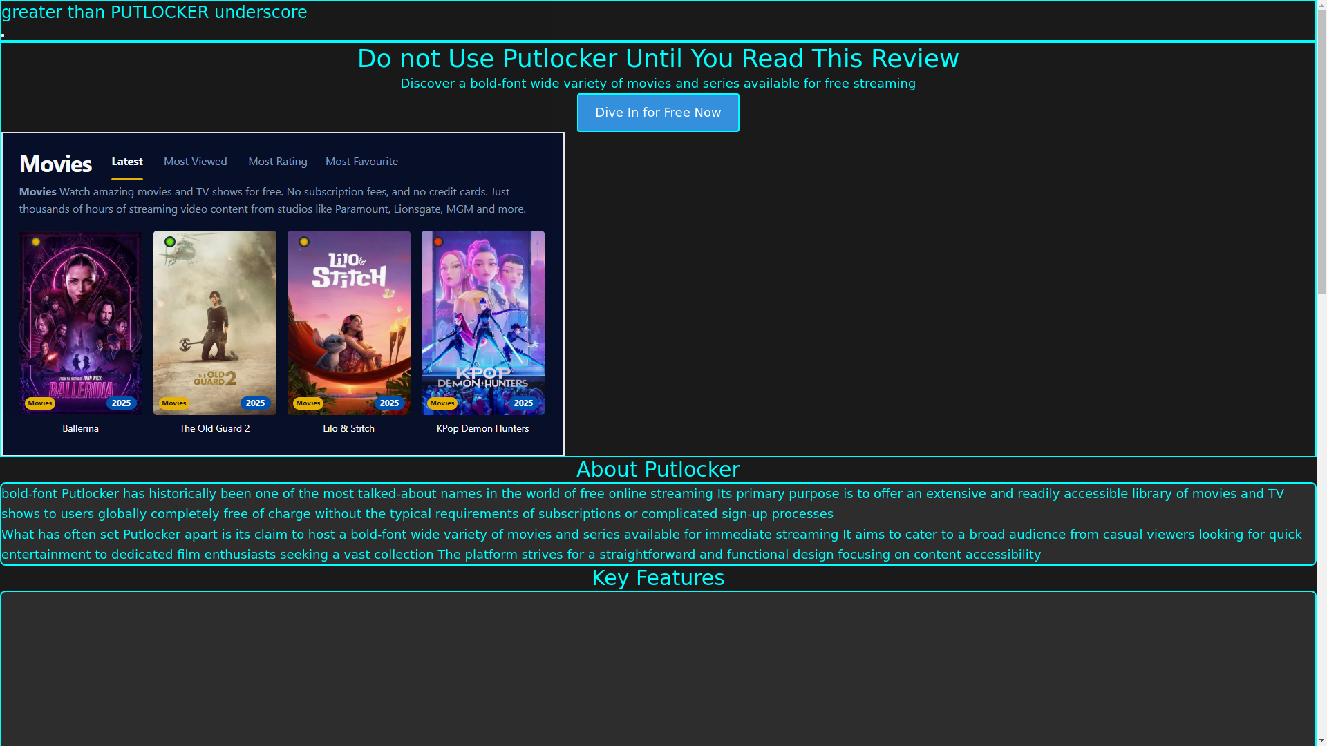 website screenshot of https://putlocker-udmo.pages.dev/