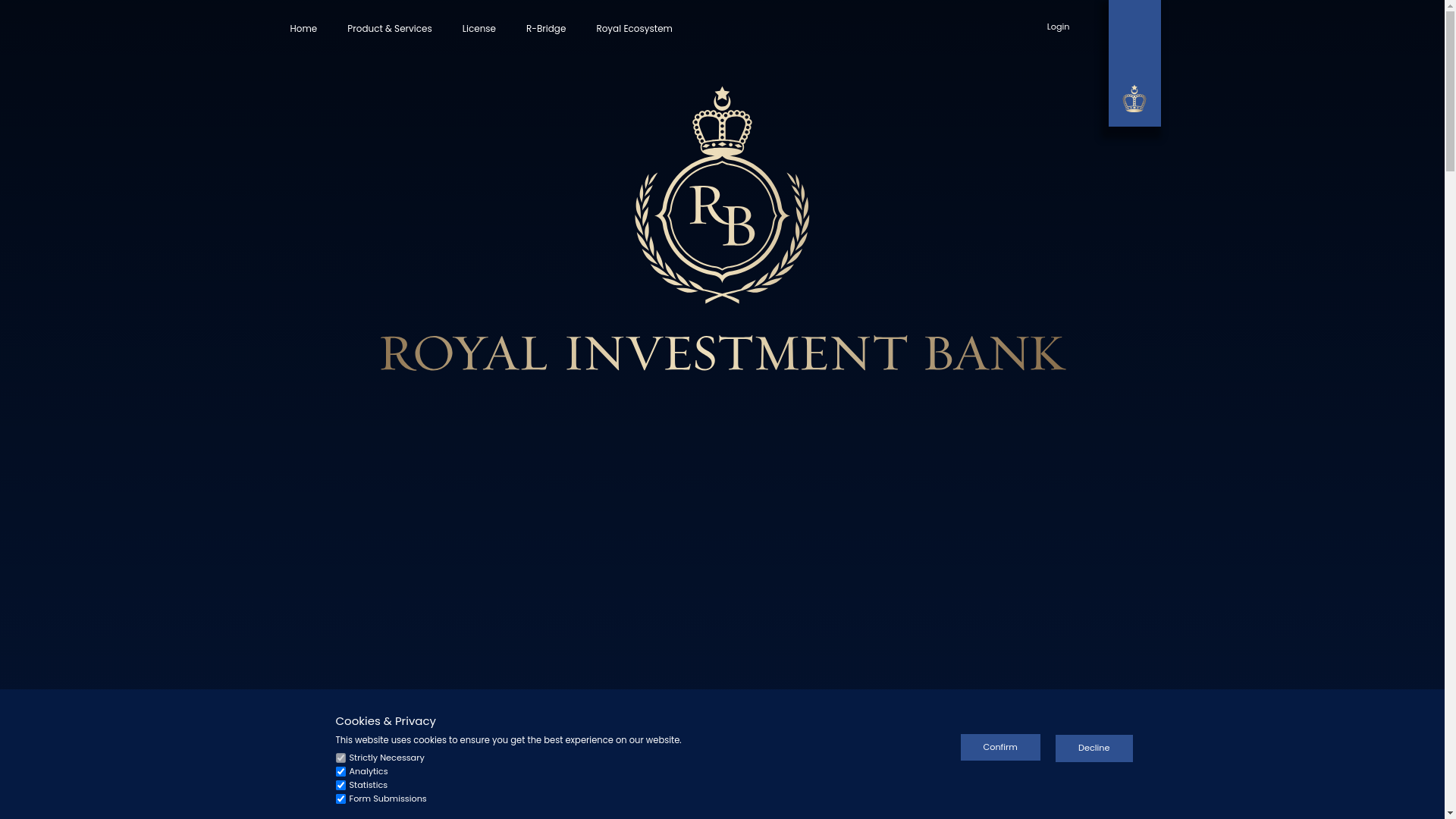 website screenshot of https://royaltrust.my/