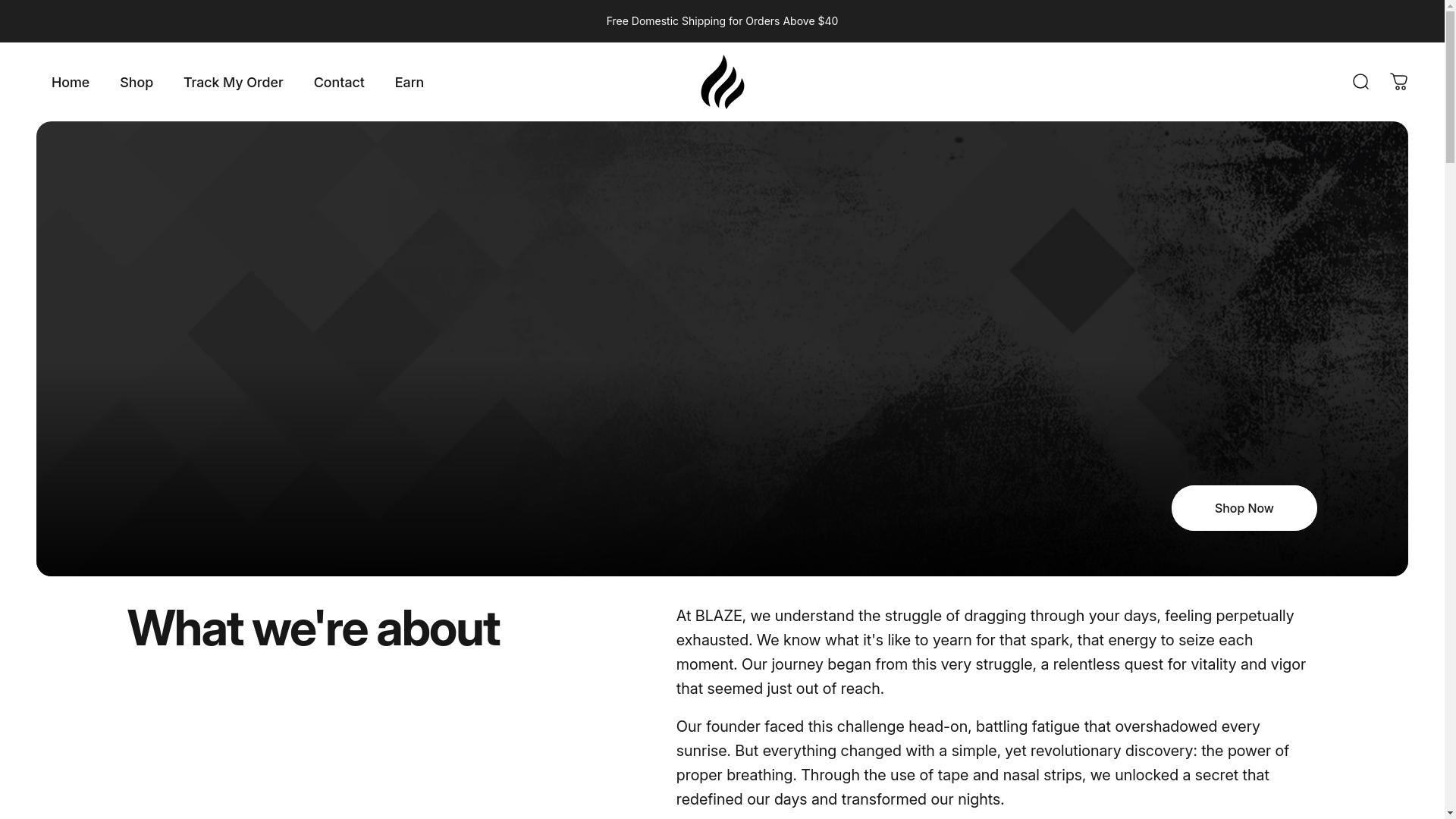 website screenshot of https://namisupplements.com/