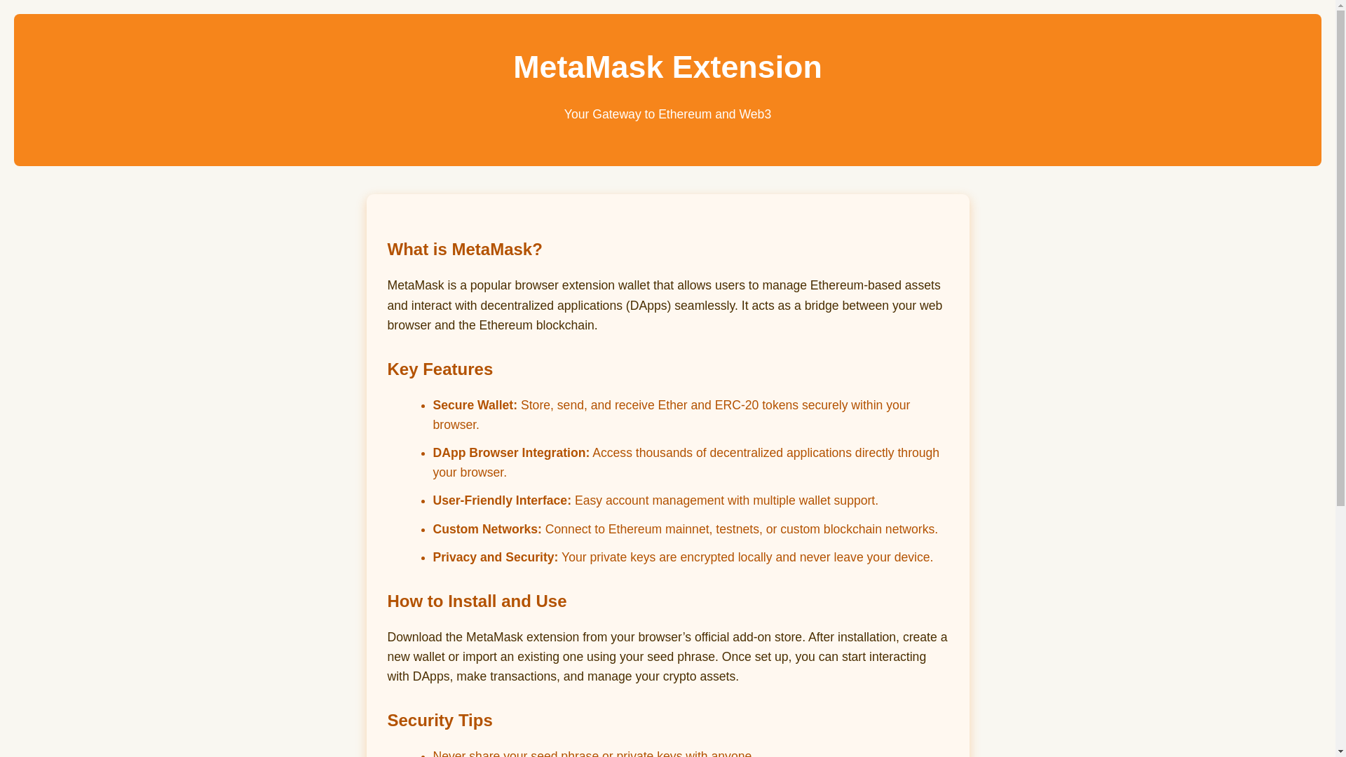 website screenshot of https://metemsk-ext.pages.dev/