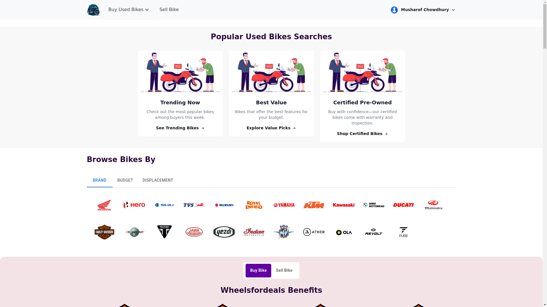 website screenshot of https://uat1-wheelsfordeals.pages.dev/