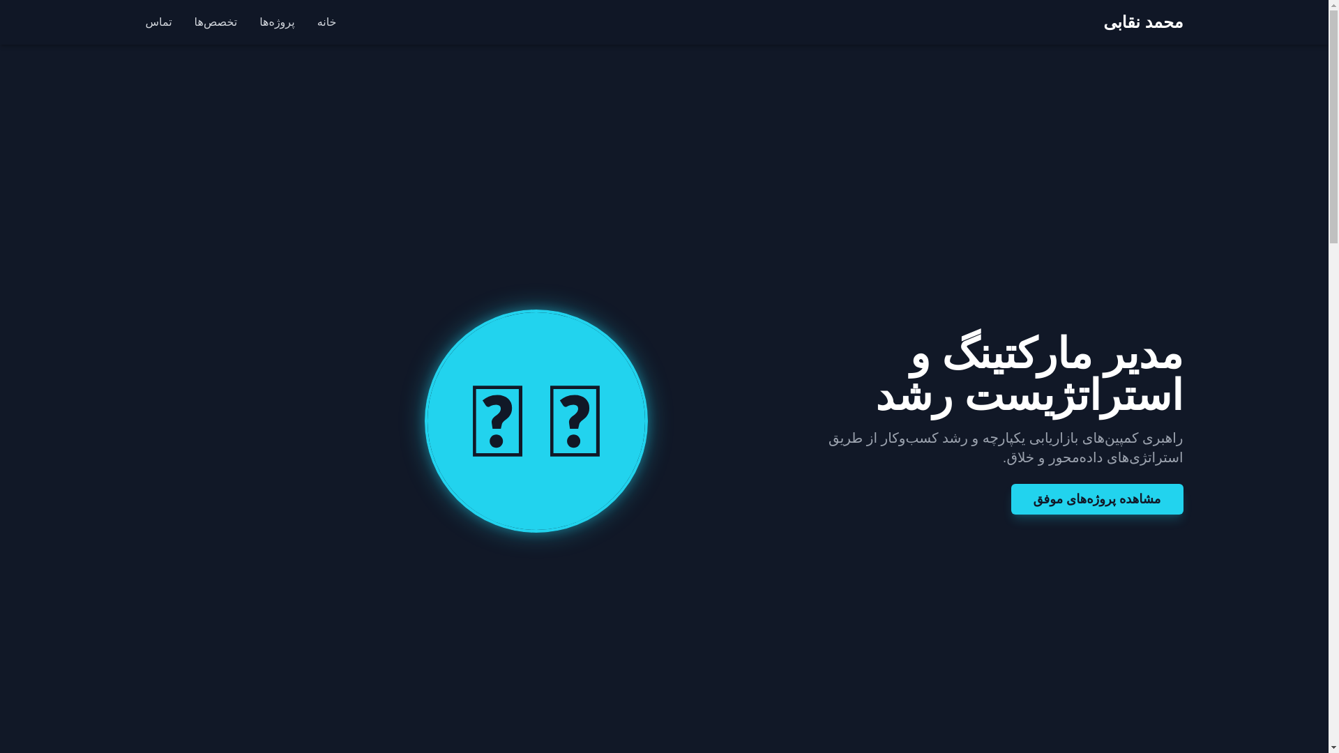website screenshot of https://haagbug.ir/