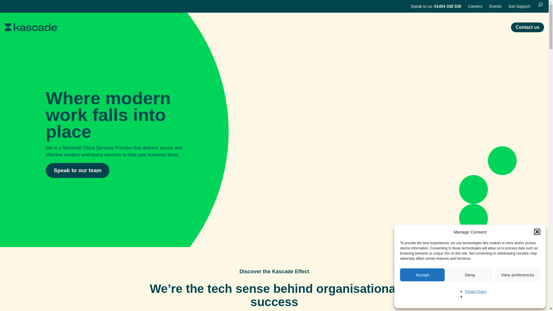 website screenshot of https://sam.warden@kascade.co.uk/