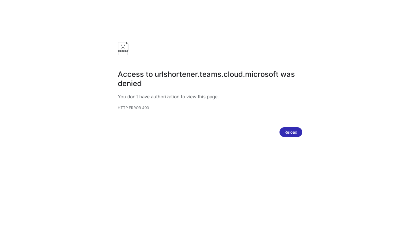 website screenshot of https://urlshortener.teams.cloud.microsoft/8DD91F536B09FA7-1-0]