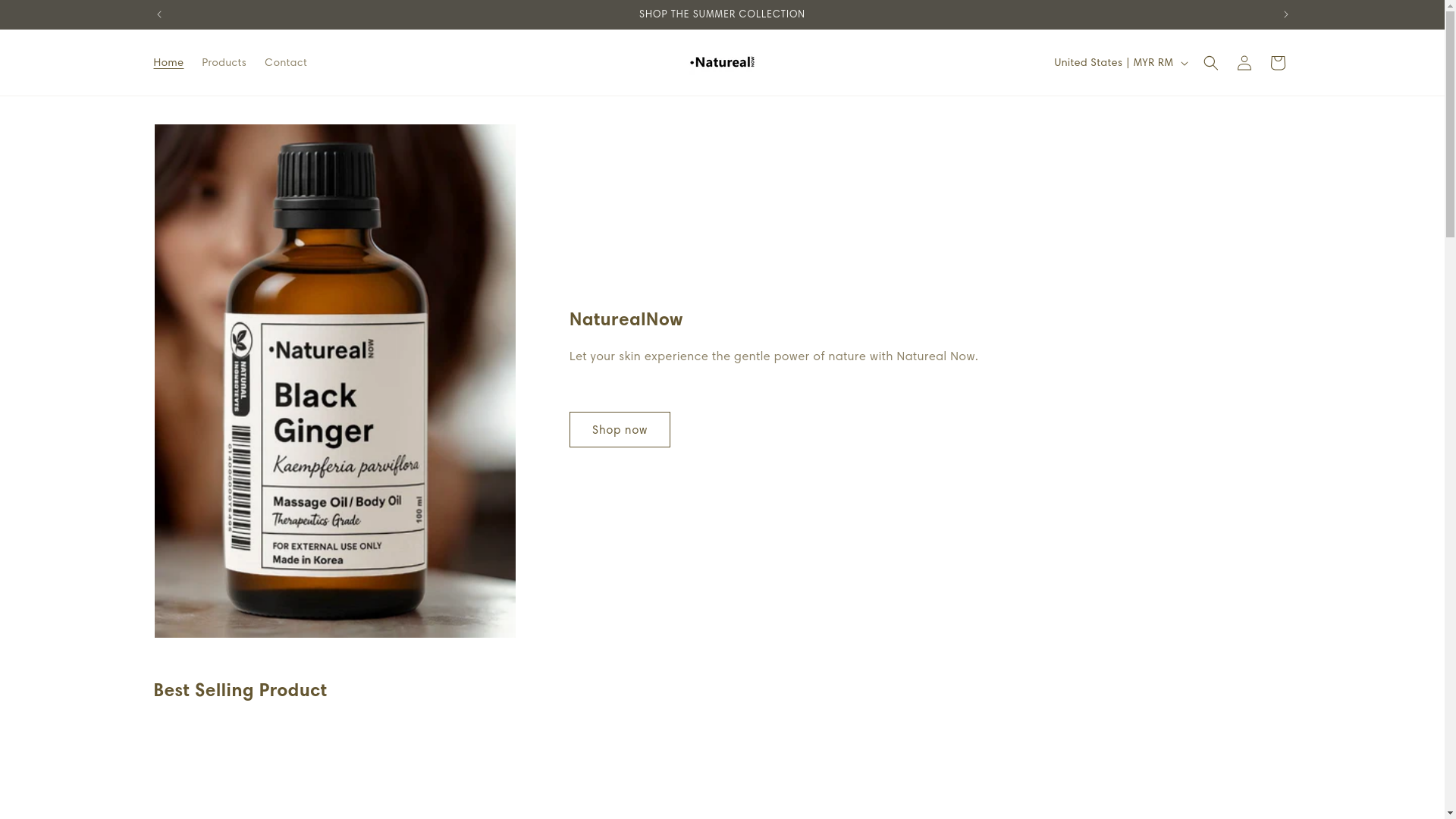website screenshot of https://naturealnow.com/